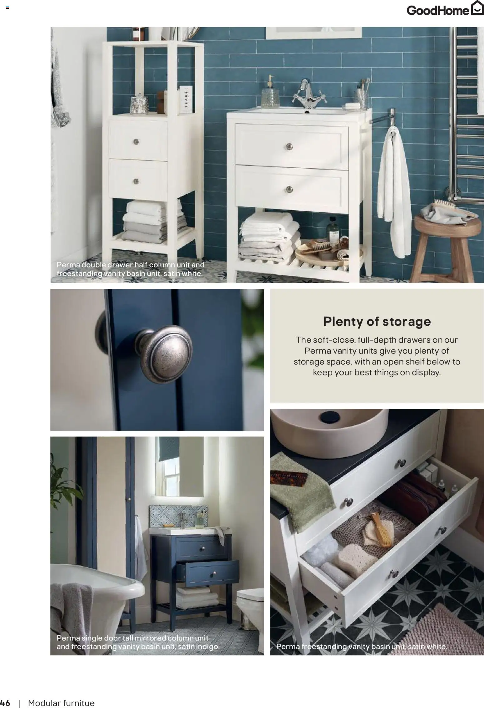 {H1} | Page: 47 | Products: Shelf, Drawers, Door