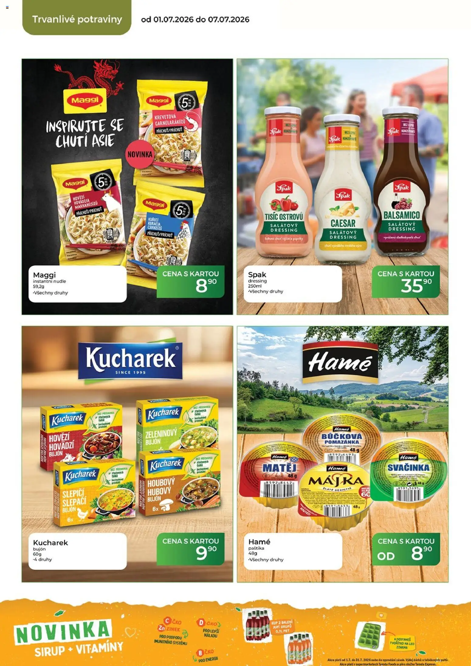 Tamda Foods leták od 01.07.2026 | Strana: 41 | Produkty: Tvořítko na led, Tvořítko, LED, Paštika