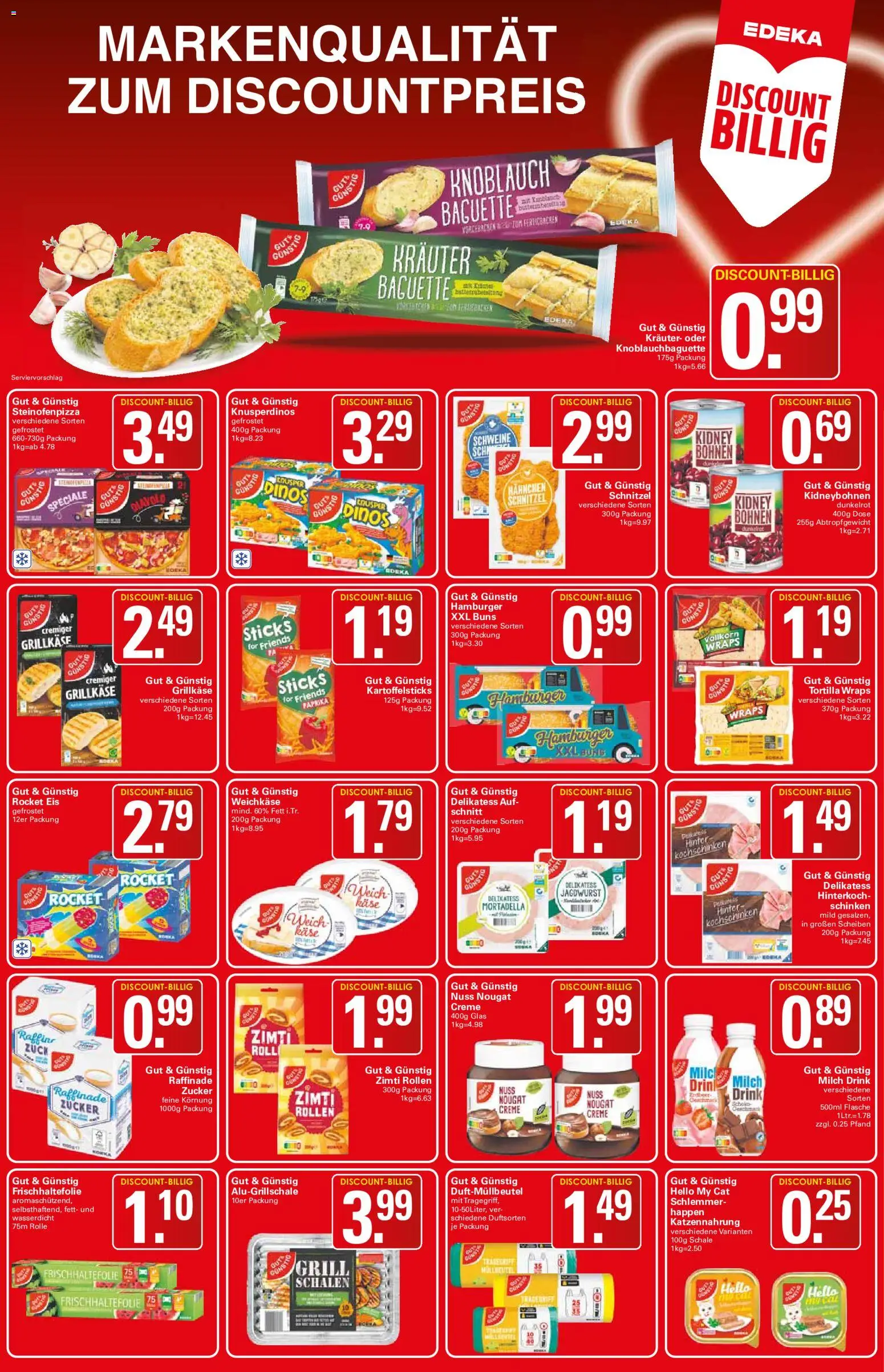 WEZ Prospekt – gültig ab 13.07.2026 | Seite: 13 | Produkte: Milch, Baguette, Creme, Schinken