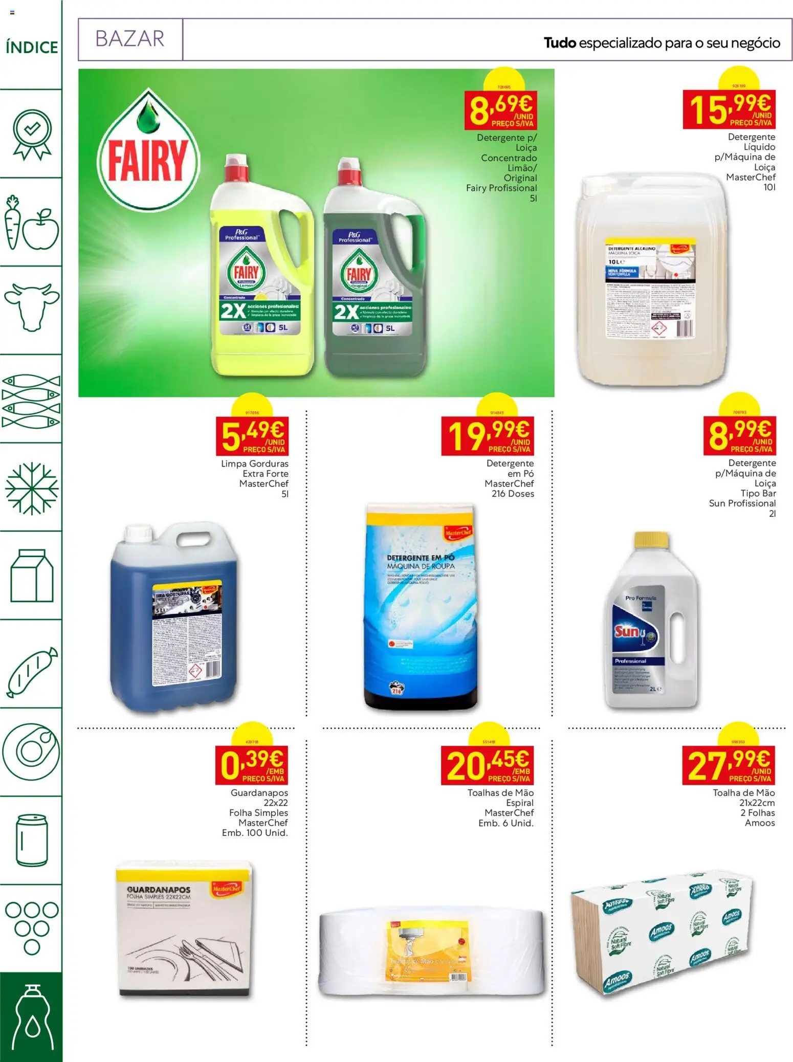 Recheio Horeca │ válido de 01/09/2026 | Página: 26 | Produtos: Detergente em pó, Pó, Guardanapos, Detergente