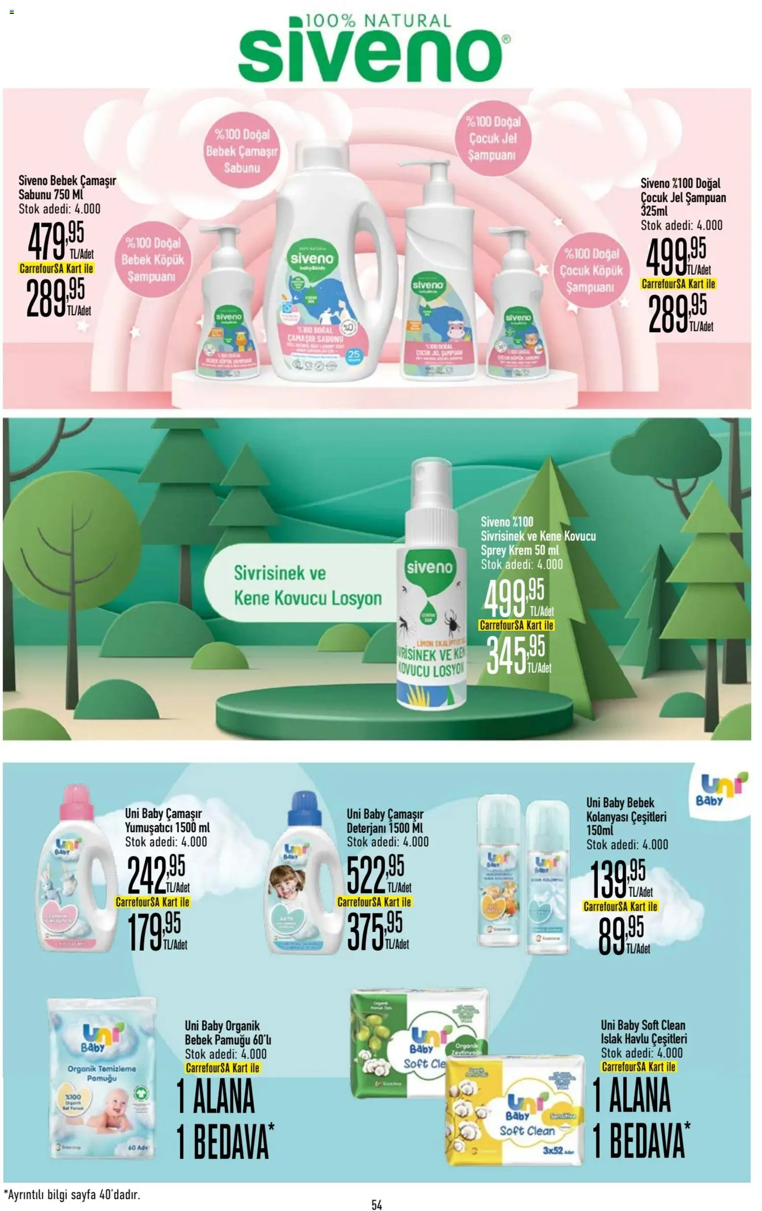 CarrefourSA Katalog - 01.06.2026 tarihinden itibaren geçerlidir | Sayfa: 54 | Ürünler: Şampuan, Krem, Yumuşatıcı, Limon