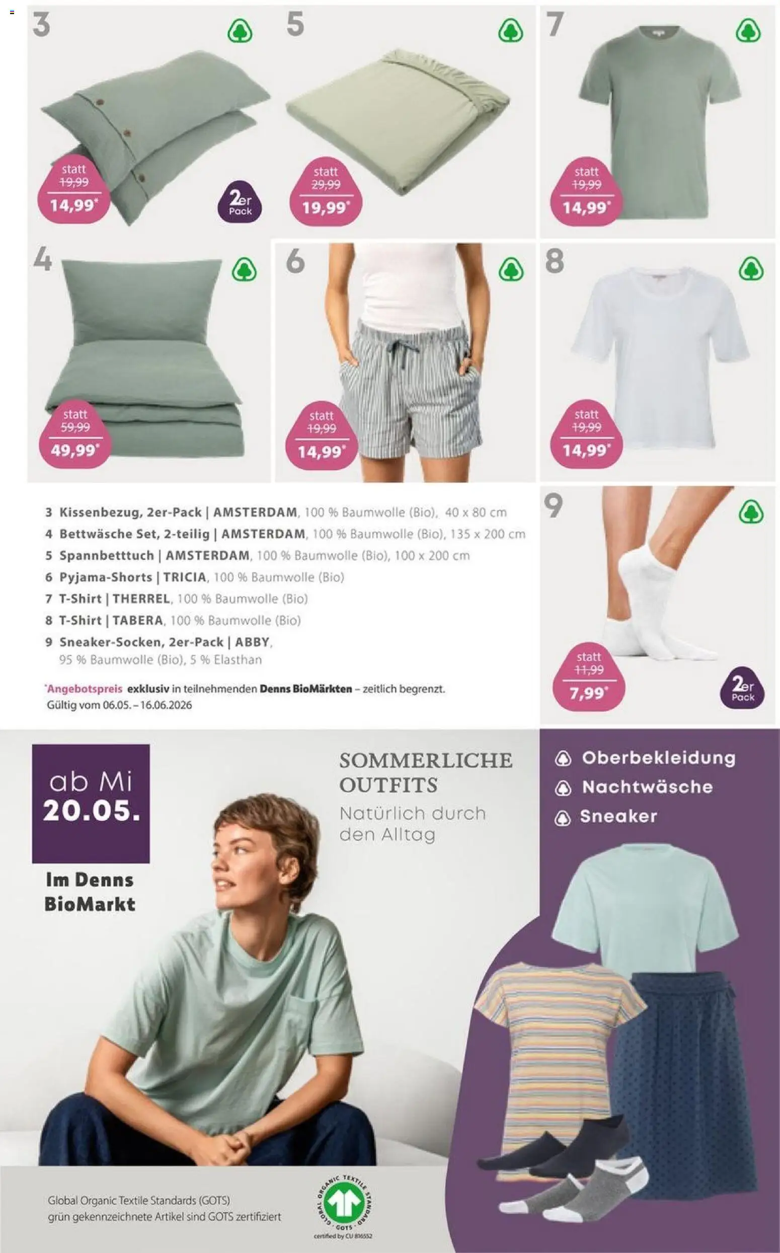 Denns BioMarkt Angebote – gültig ab 06.05.2026 | Seite: 17 | Produkte: Bettwäsche