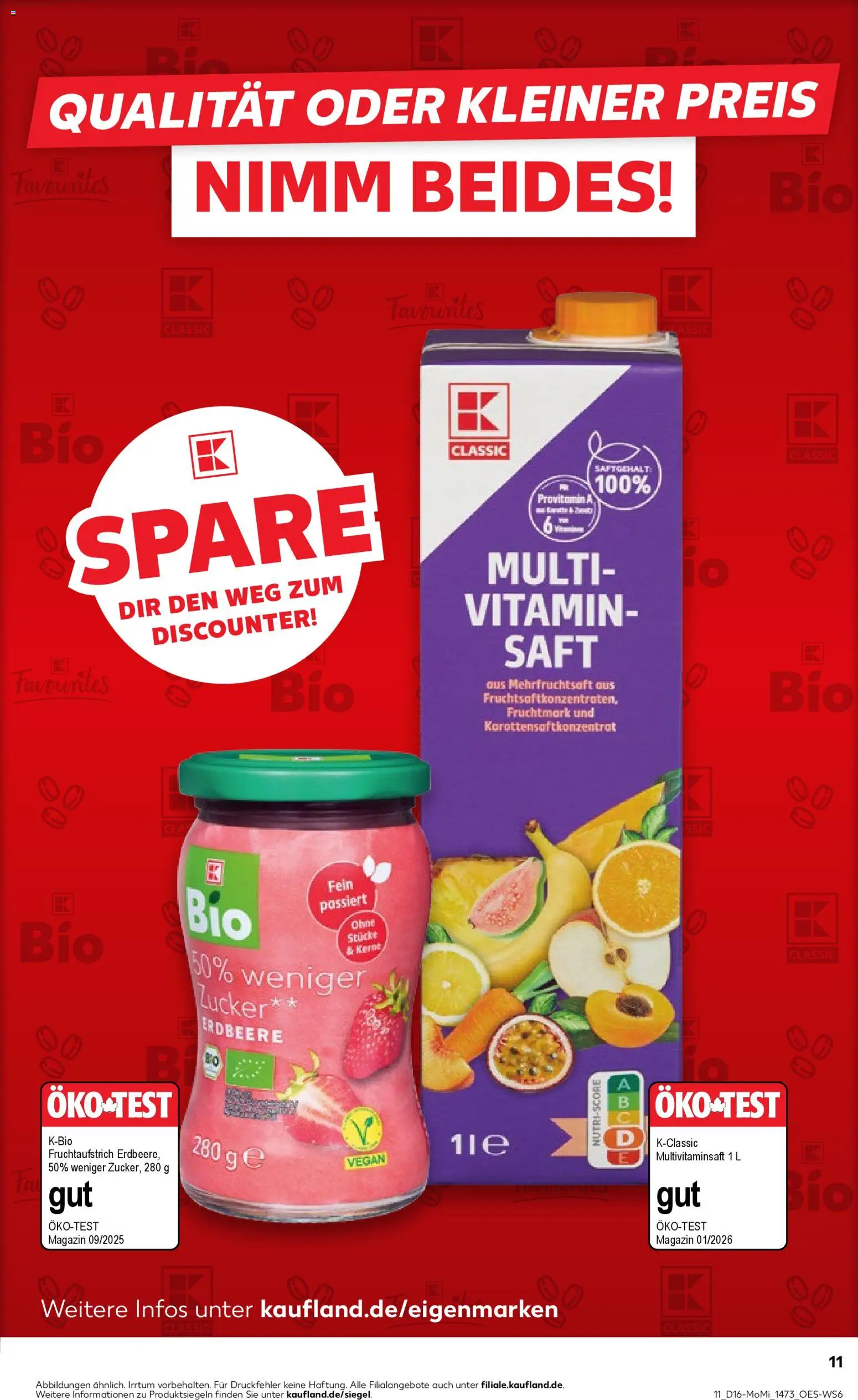 Kaufland Prospekt – gültig ab 13.04.2026 | Seite: 11 | Produkte: Zucker, Saft