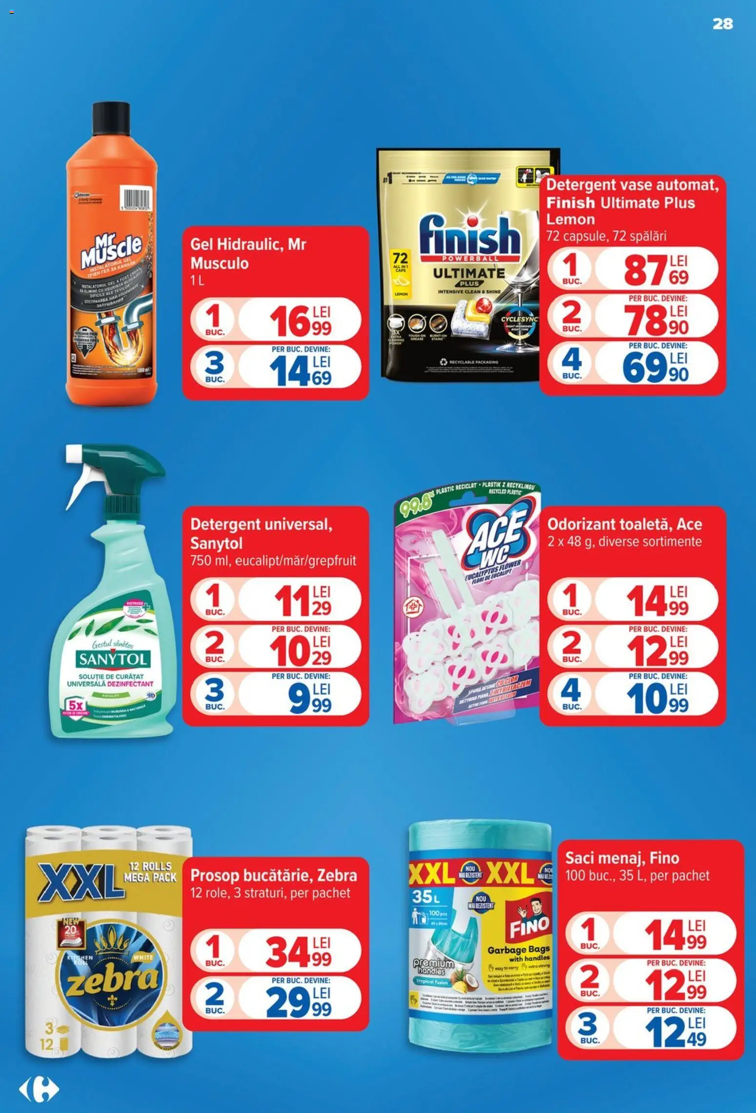 Noul catalog Carrefour – valabil de la 30.09.2026 | Pagină: 28 | Produse: Șampon, Cremă, Săpun, Șampon uscat