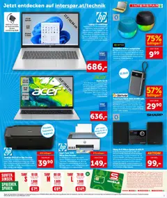Interspar Sonderfolder Technik ab 01.10.2026 gültig | Seite: 3 | Produkte: Drucker, Tastatur, MP3, Apple