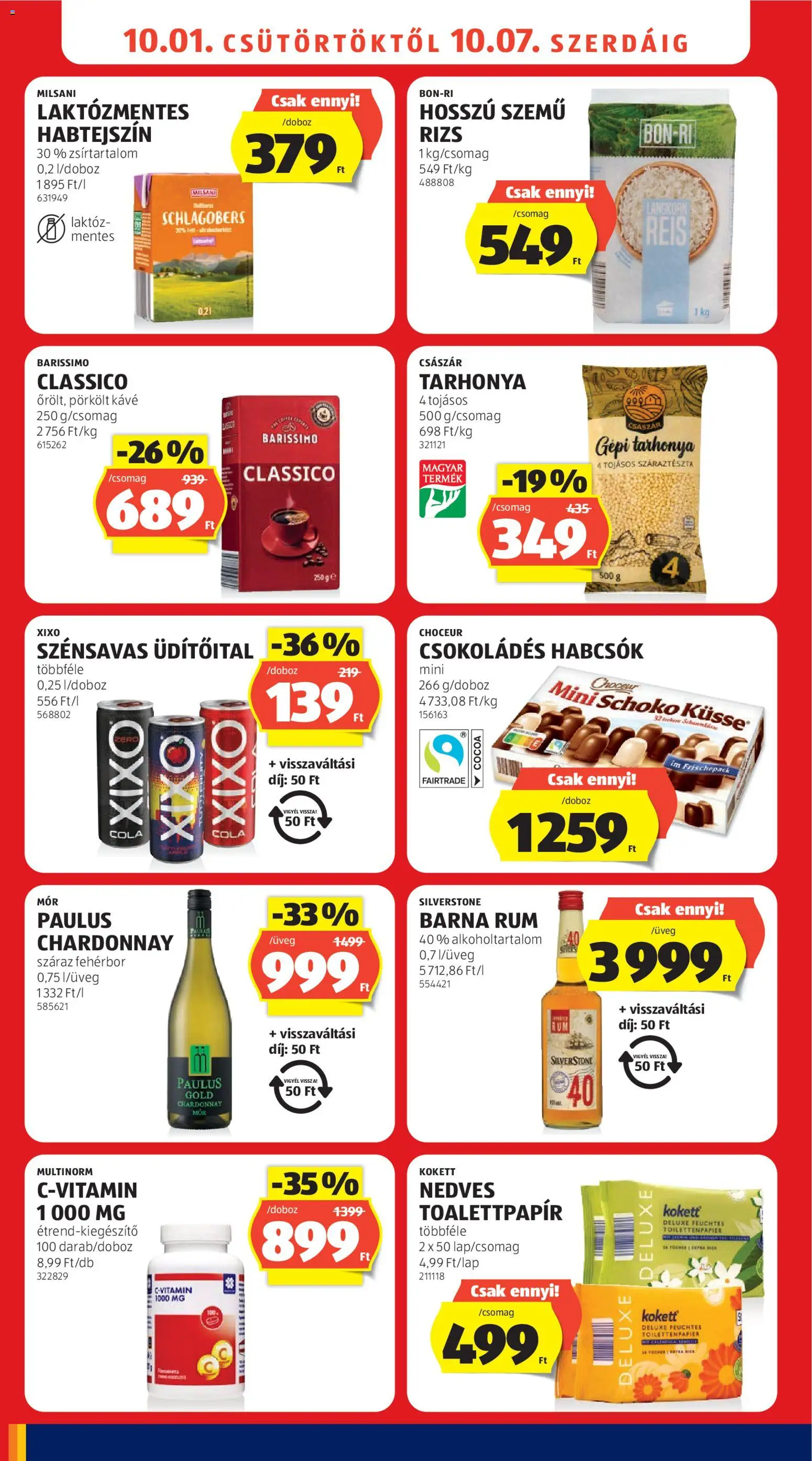 Aldi akciós ujság - amely érvényes a következő dátumtól: 2026.10.01. | Oldal: 12