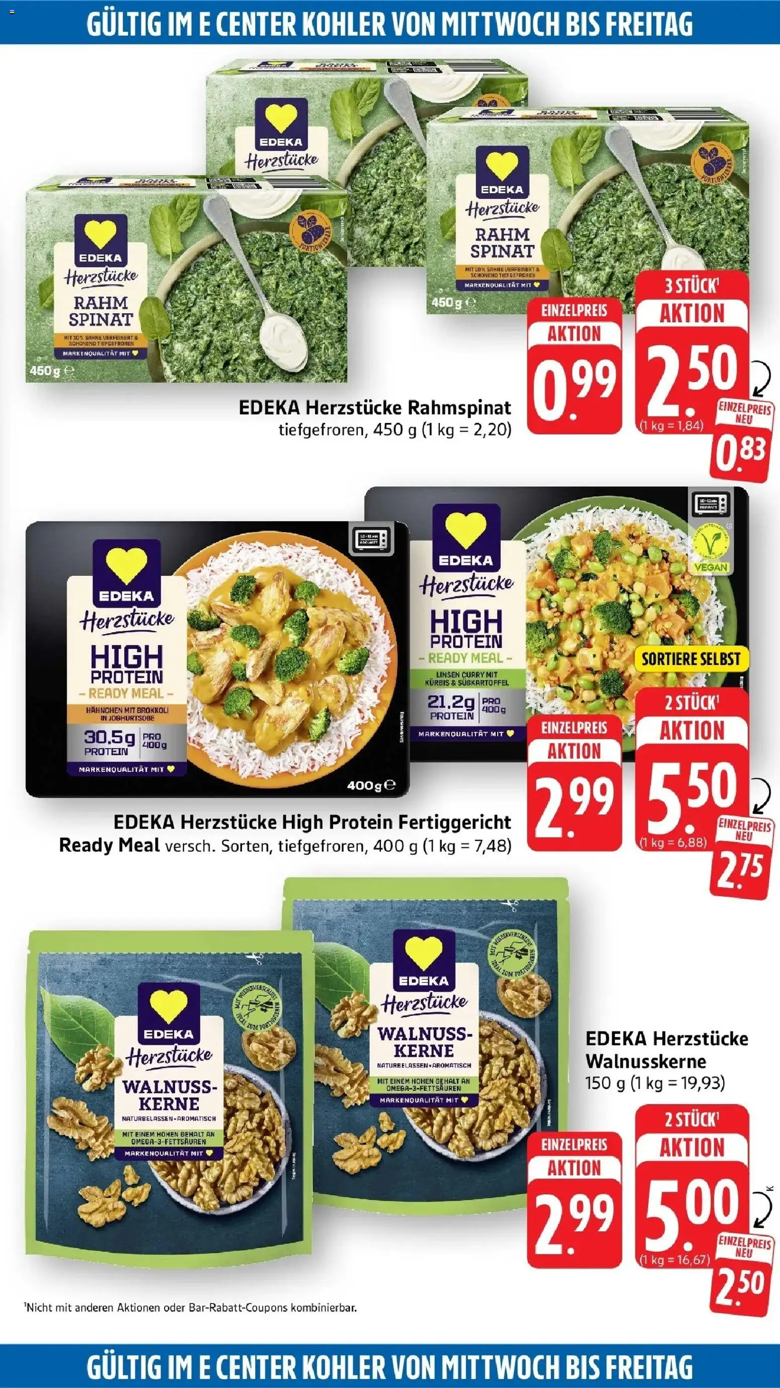 Edeka Prospekt Offenburg – gültig ab 28.09.2026 | Seite: 49 | Produkte: Hahnchen, Brokkoli, Kürbis, Sahne