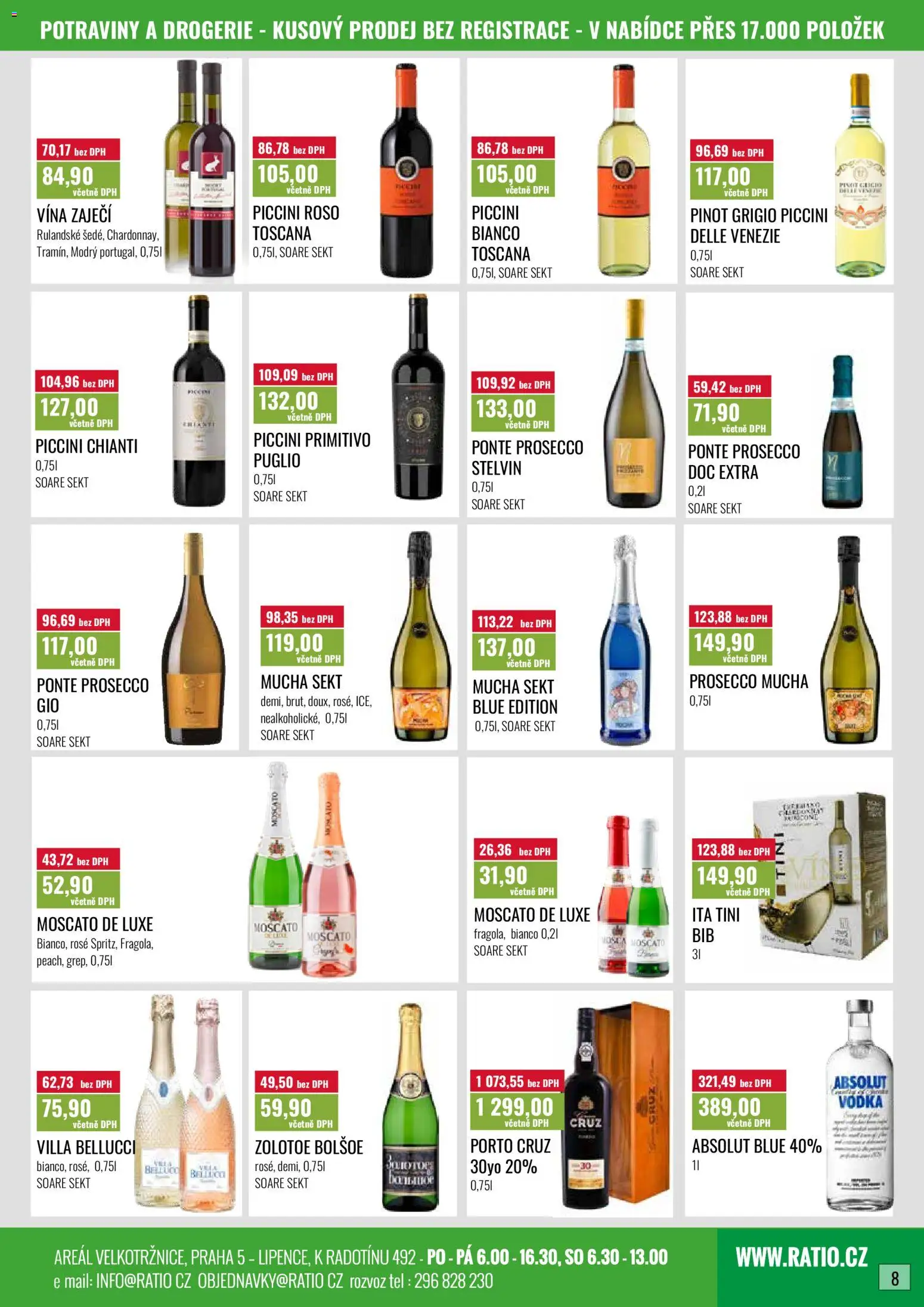 Ratio leták od 01.05.2026 | Strana: 9 | Produkty: Prosecco, Vodka, Sekt, Drogerie