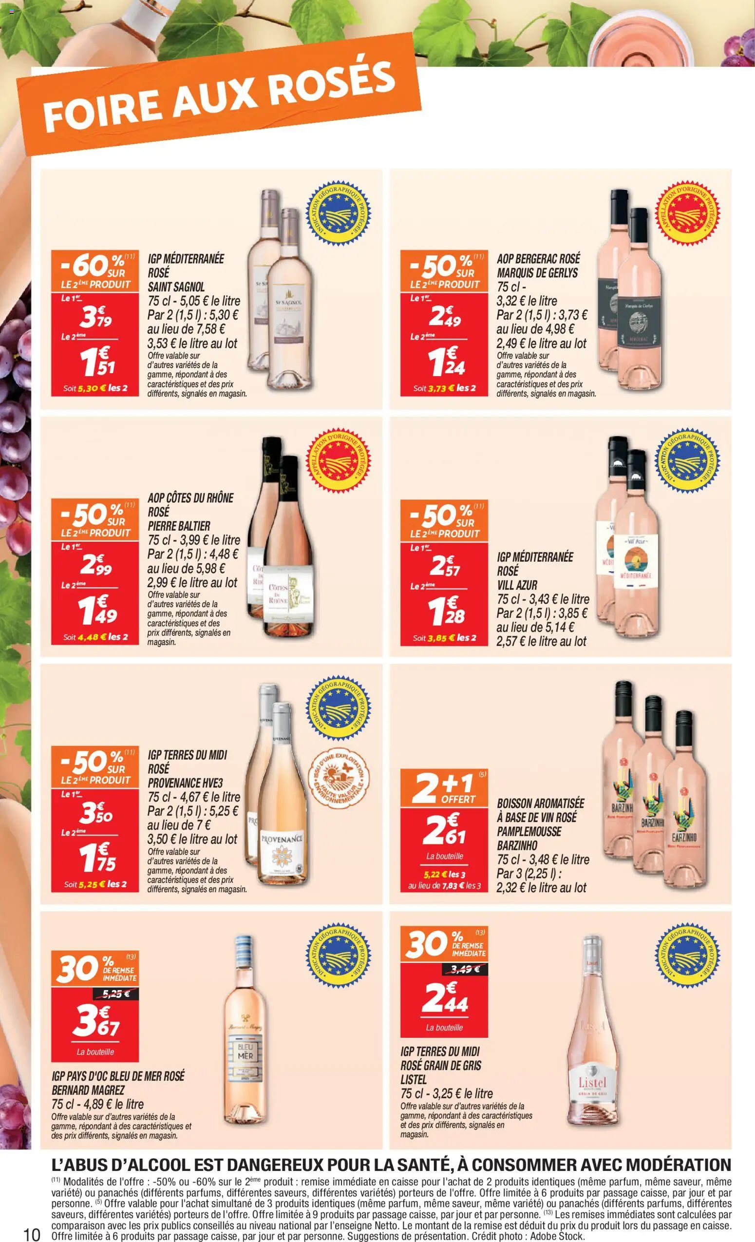 {H1} | Page: 10 | Produits: Pamplemousse, Base, Vin