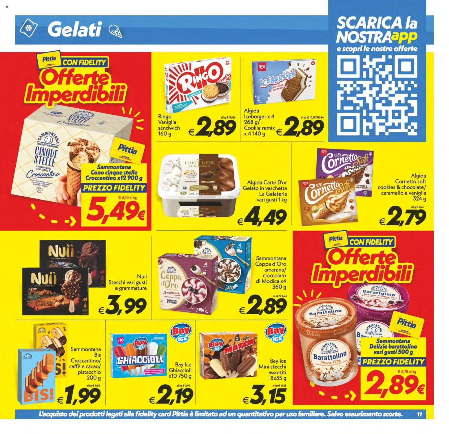 Volantino SuperConveniente del 09.06.2026 | Pagina: 11 | Prodotti: Caffè, Cioccolato, Panna, Amarena
