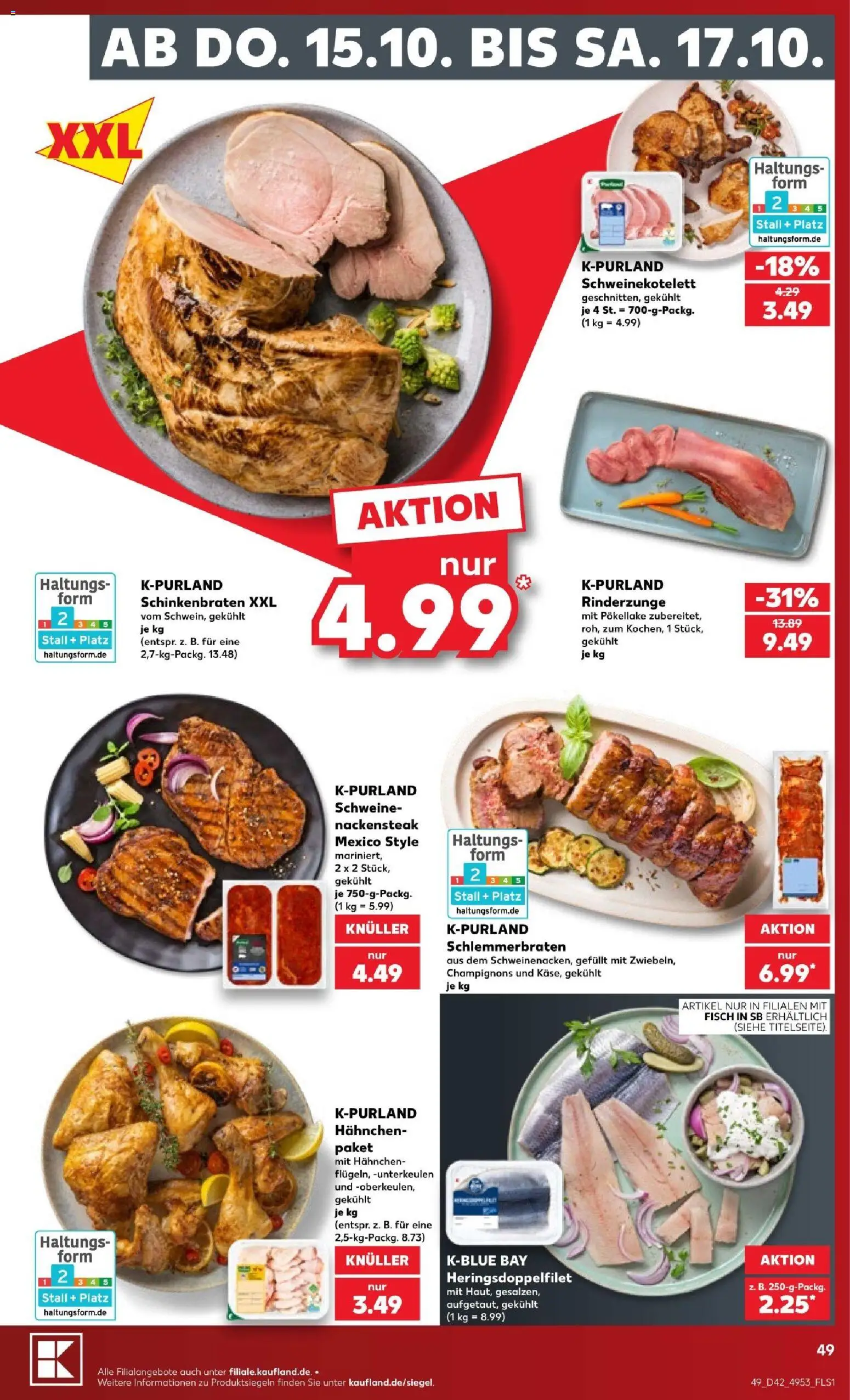 Kaufland Prospekt Köln – gültig ab 12.10.2026 | Seite: 53 | Produkte: Schokolade, Bratwurst, Burger, Fertiggerichte