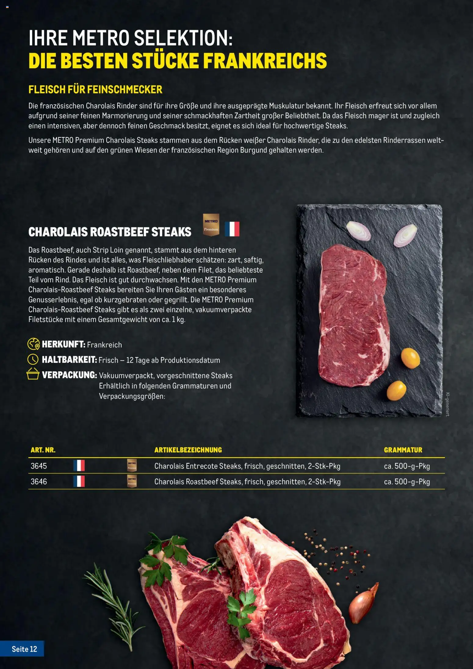 Metro Fleischkatalog gültig ab 20.02.2026 | Seite: 12 | Produkte: Roastbeef