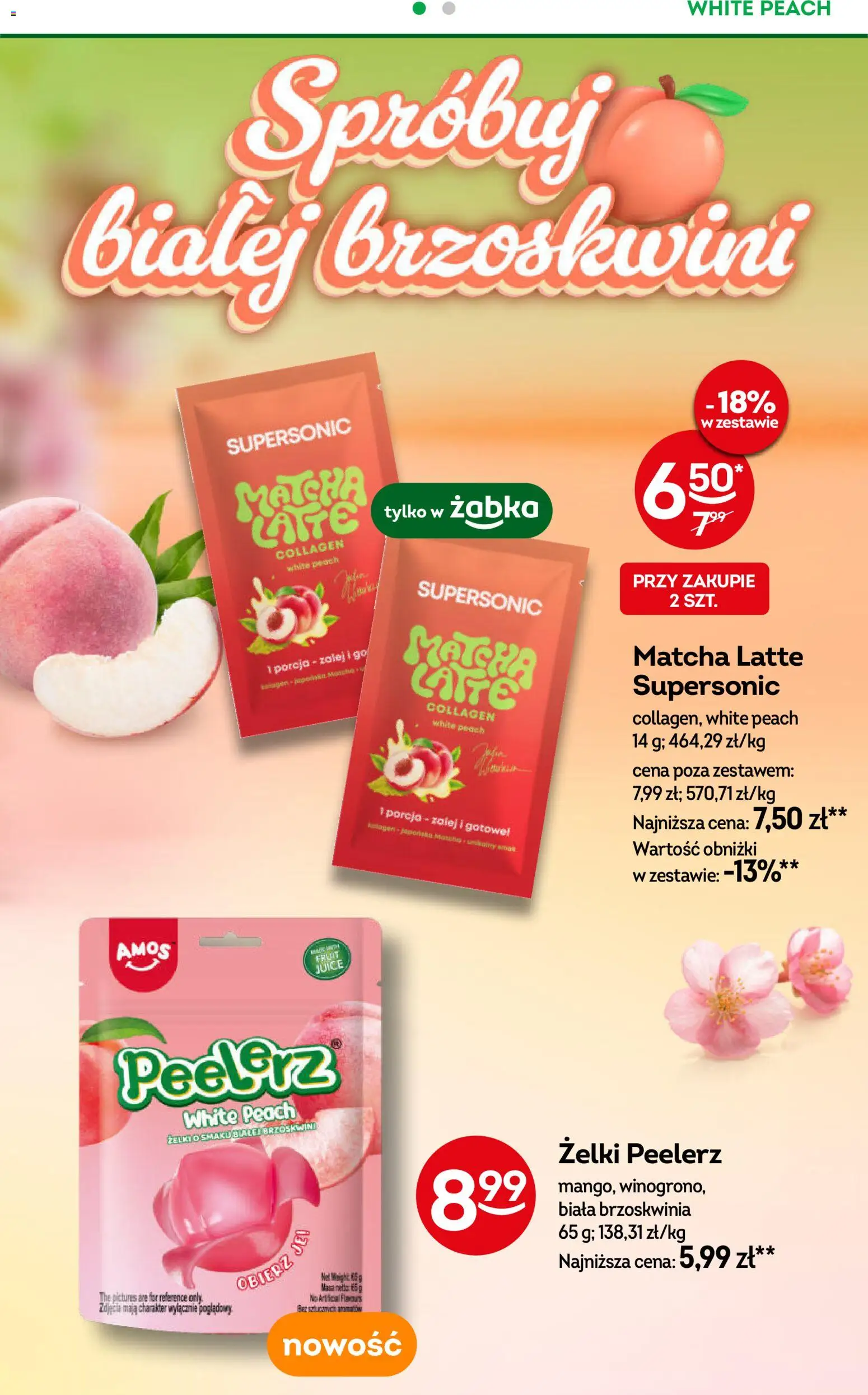 Żabka gazetka od 01.07.2026 | Strona: 42 | Produkty: Brzoskwinia, Żelki