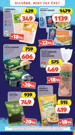 LACTIV JOGHURT, • aszalt szilvás vagy • gabonapelyhes 6 x 125 g/csomag - amely érvényes a következő dátumtól: 2026.08.27. | Oldal: 3