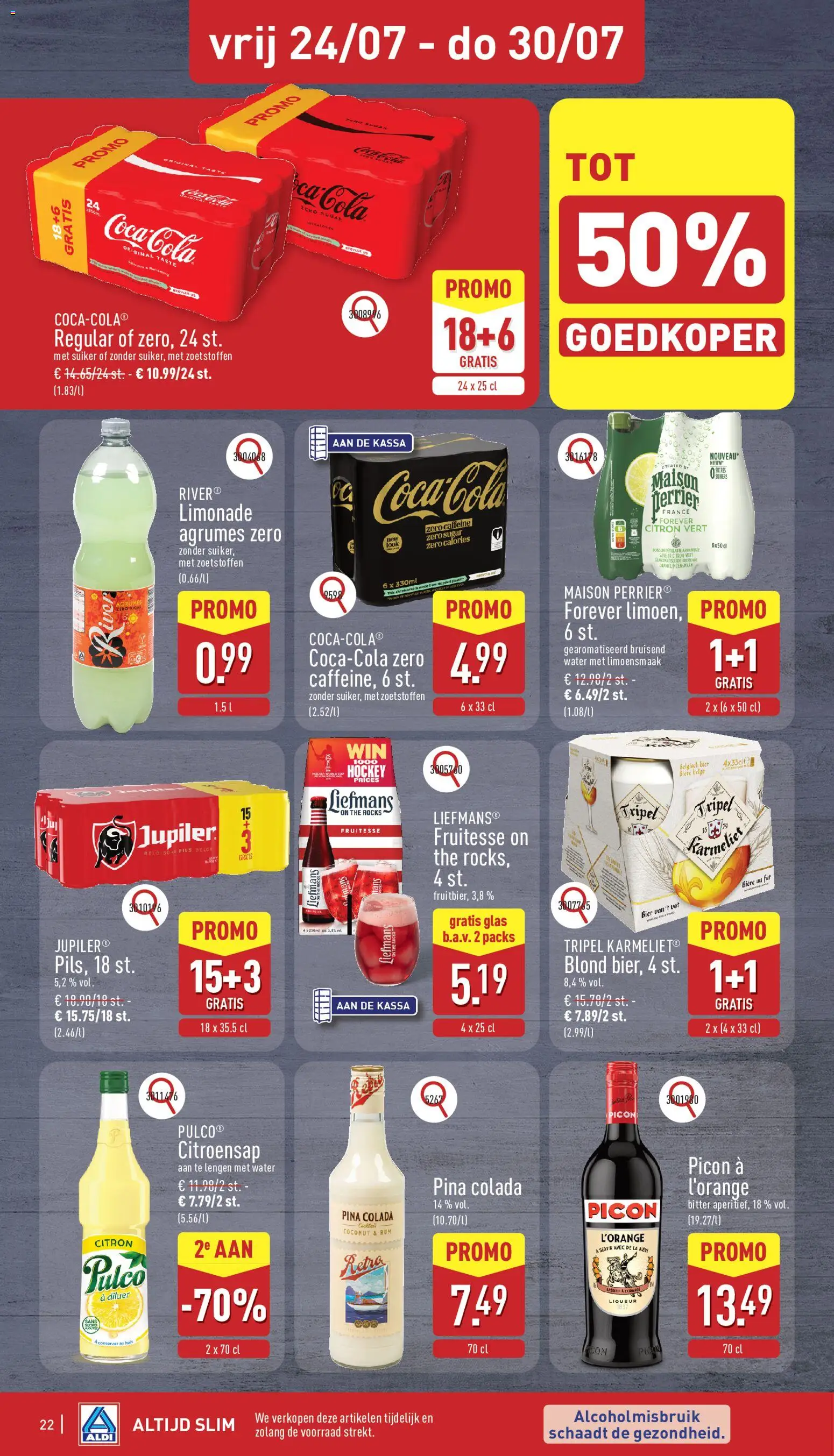 {H1} | Pagina: 22 | Producten: Bier, Író, Limonade, La