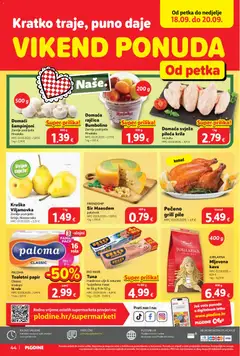 Kruška Viljamovka, Zemlje podrijetla Srbija, Nizozemska - Pregled kataloga iz trgovine Plodine, vrijedi od 16.09.2026 | Stranica: 44