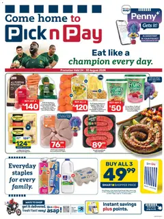 Pick n Pay specials catalogue – valid from 24/08/2026