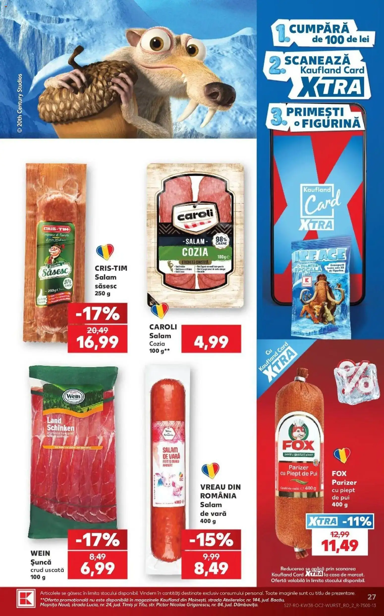 Kaufland Viseu de Sus 16.09.2026 - Revista si Oferta | Pagină: 27 | Produse: Aplică, Pui, Șuncă, Parizer