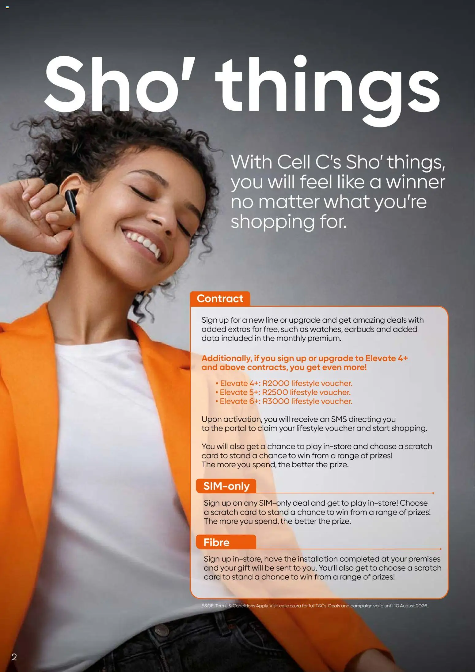New Cell C catalogue – valid from 19.06.2026 | Page: 2