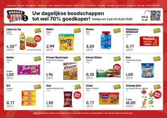 Budget Food folder - Voorbeeld van een folder van Budget Food, geldig van 03-07-2026