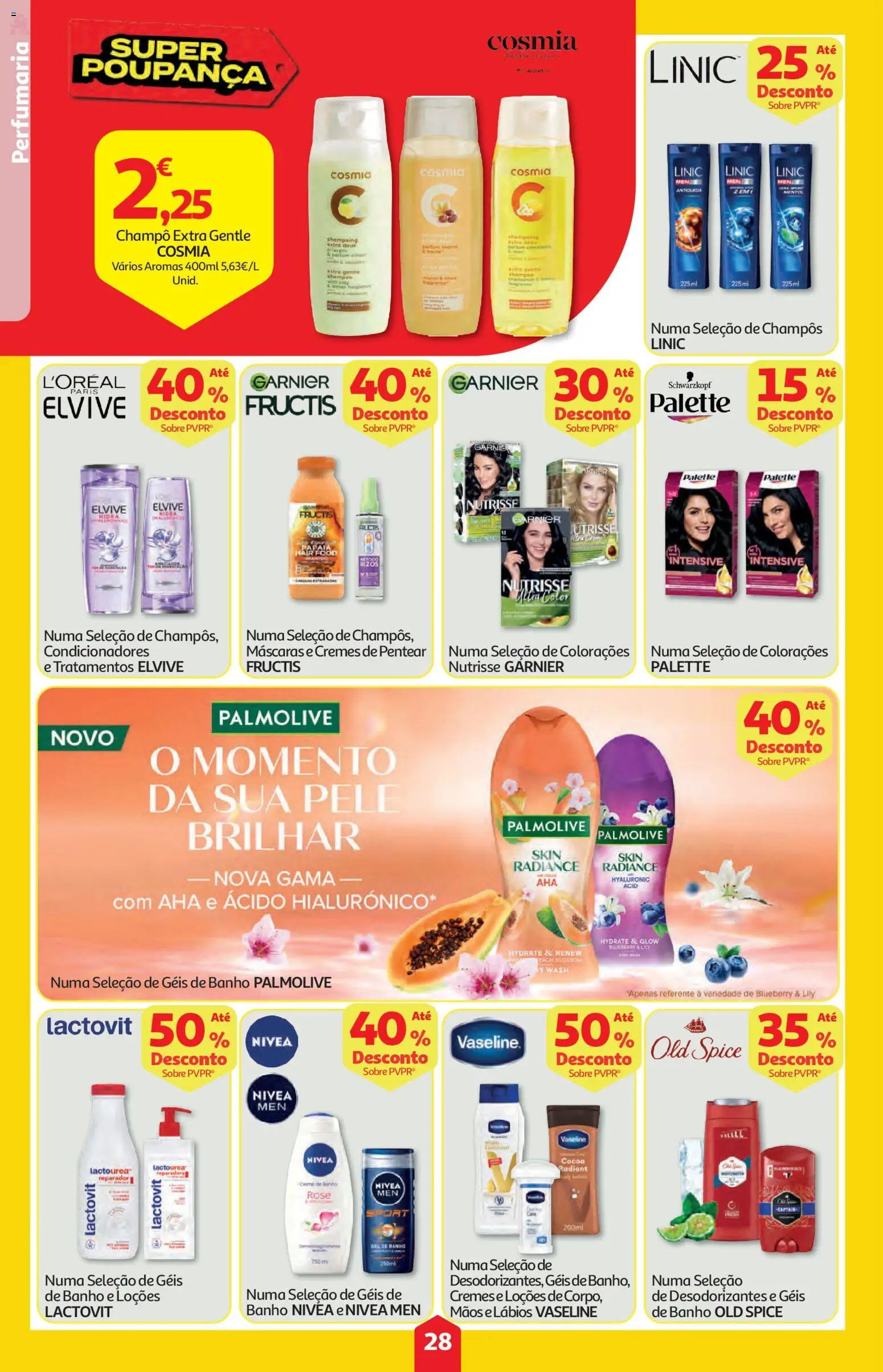 Auchan folheto │ válido de 28.05.2026 | Página: 28 | Produtos: Gel de banho, Banho