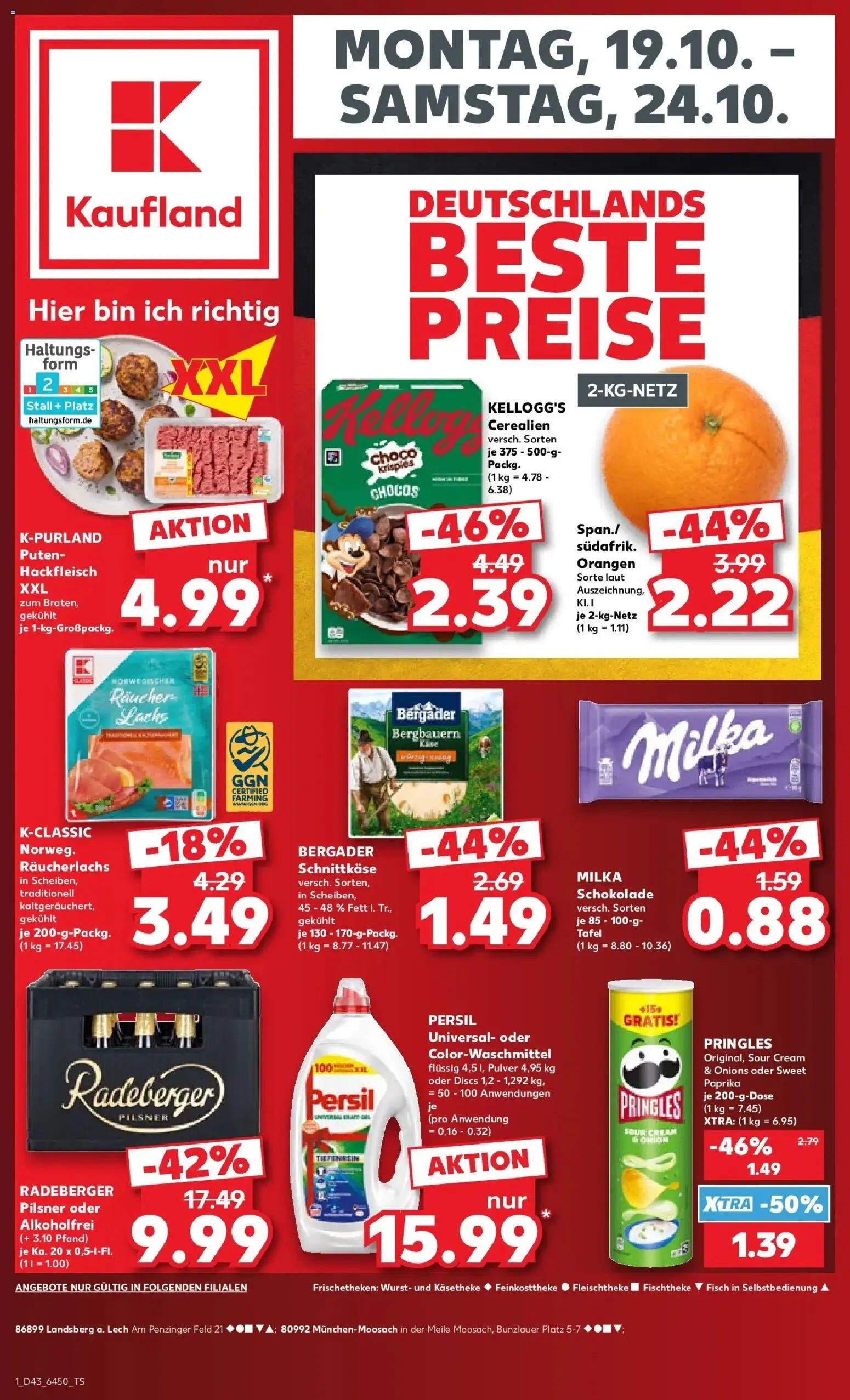 Prospekt Kaufland ab 19.10.2026 » Angebote Online zum Blättern | Seite: 5 | Produkte: Fisch, Lachs, Paprika, Pringles