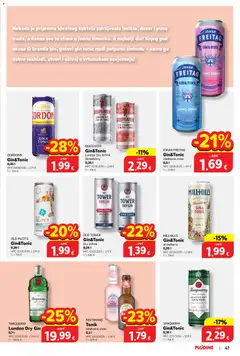 Plodine Katalog - Pregled kataloga iz trgovine Plodine, vrijedi od 14.10.2026 | Stranica: 41 | Proizvodi: Tonik, Gin, Tonic