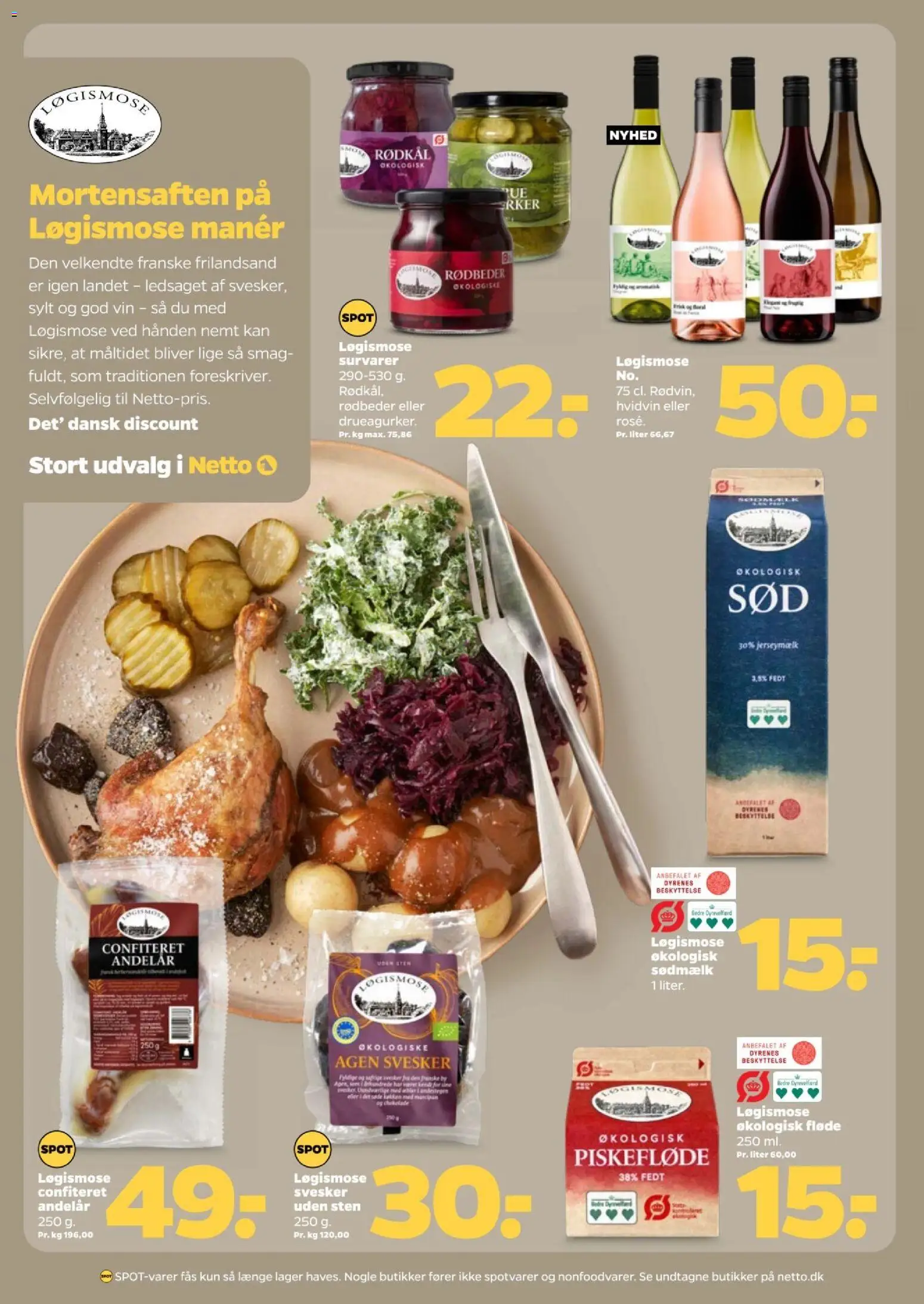 Netto tilbudsavis – gyldig fra 24/10/2026 | Side: 19 | Produkter: Rødbeder, Fløde, Rødkål, Svesker