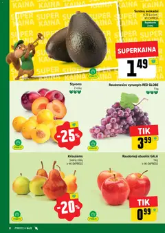 IKI leidinys galioja nuo 27.04.2026 | Puslapis: 8 | Prekių: Avokadai, Vynuogės, Obuoliai