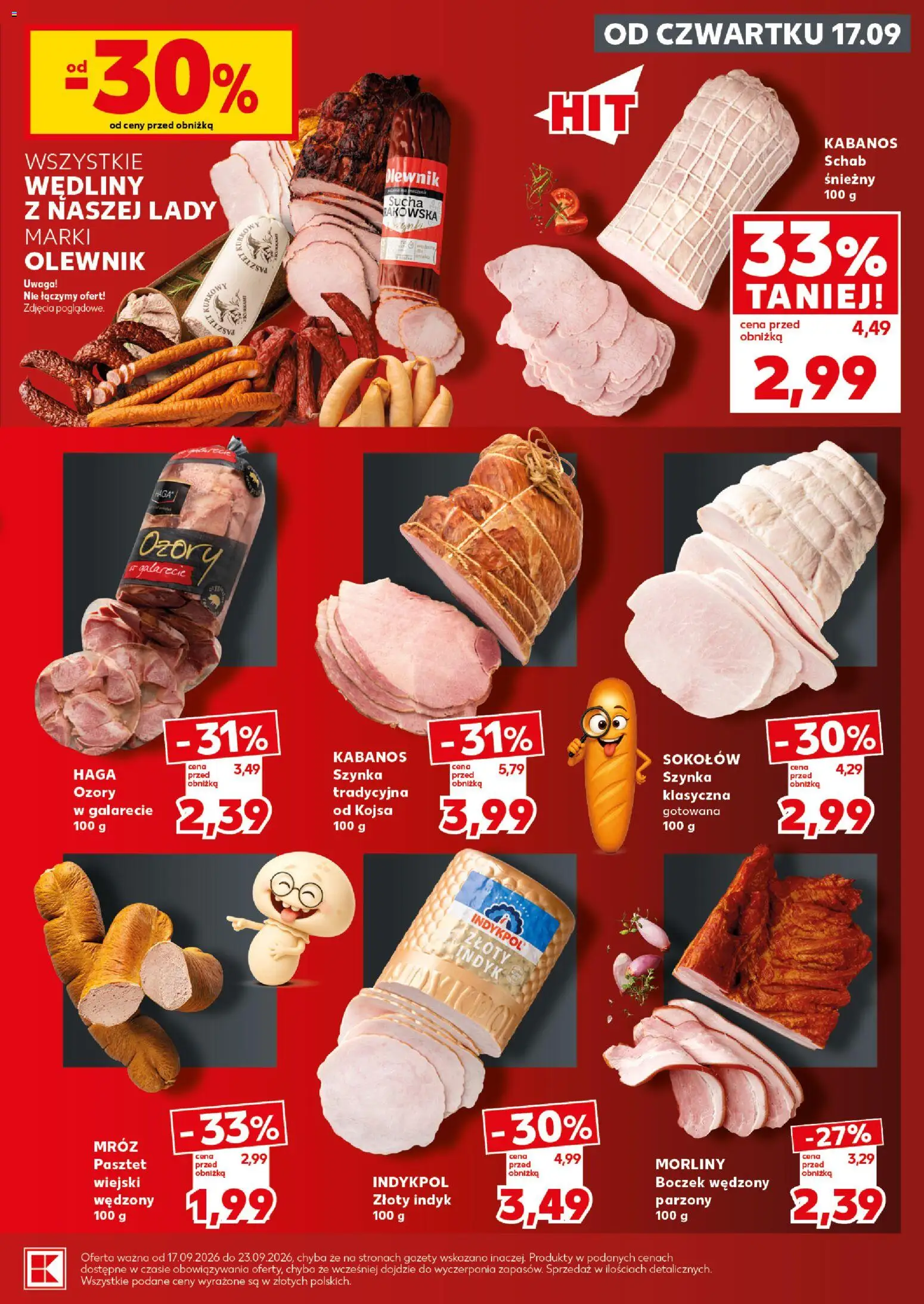 Kaufland Polsko leták - Mocny start od 21.09.2026 | Strana: 11 | Produkty: Kabanos
