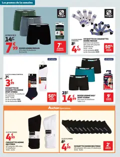 Auchan folder / publicité - Voorbeeld van een folder van Auchan, geldig van 28/07/2026 | Pagina: 40 | Producten: Boxers, La