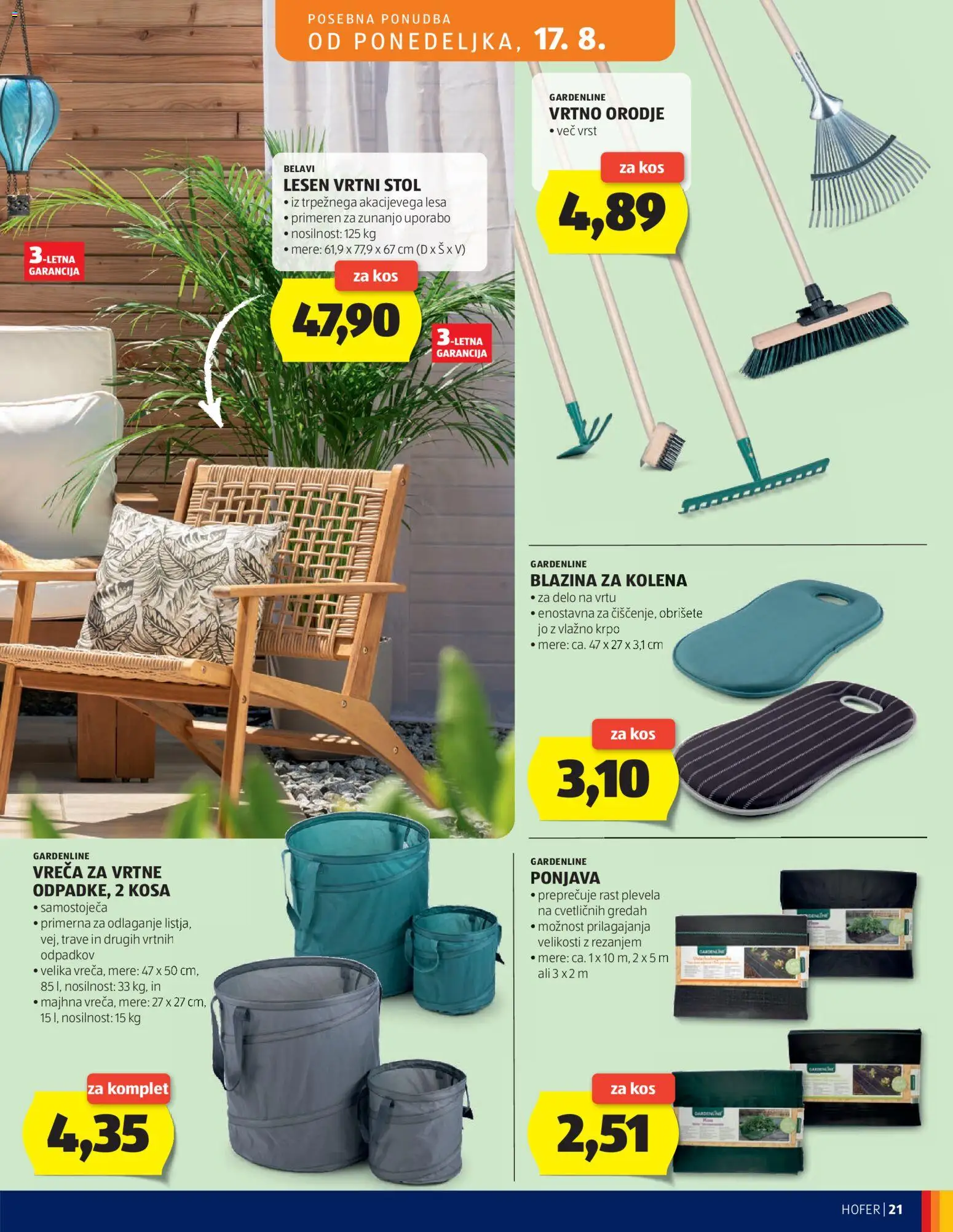 Hofer SI katalog | vrijedi od 12.08.2026 | Stranica: 21