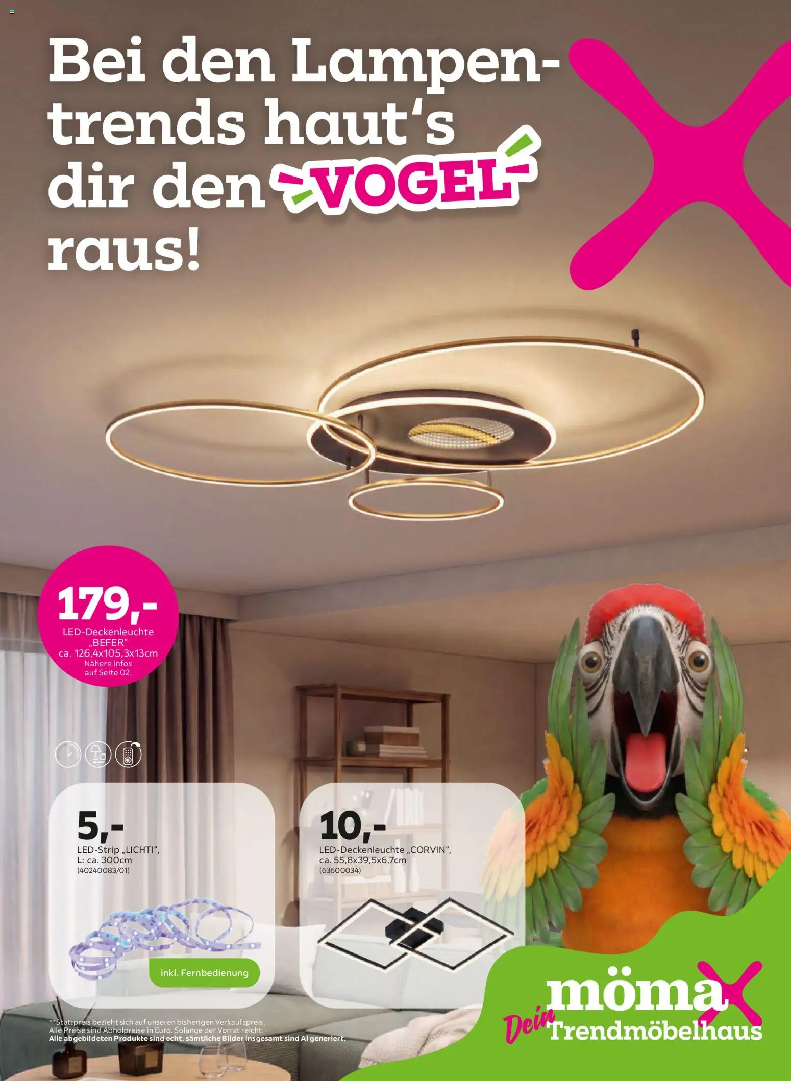 Mömax Lampentrends – gültig ab 28.09.2026 | Seite: 1 | Produkte: Bilder