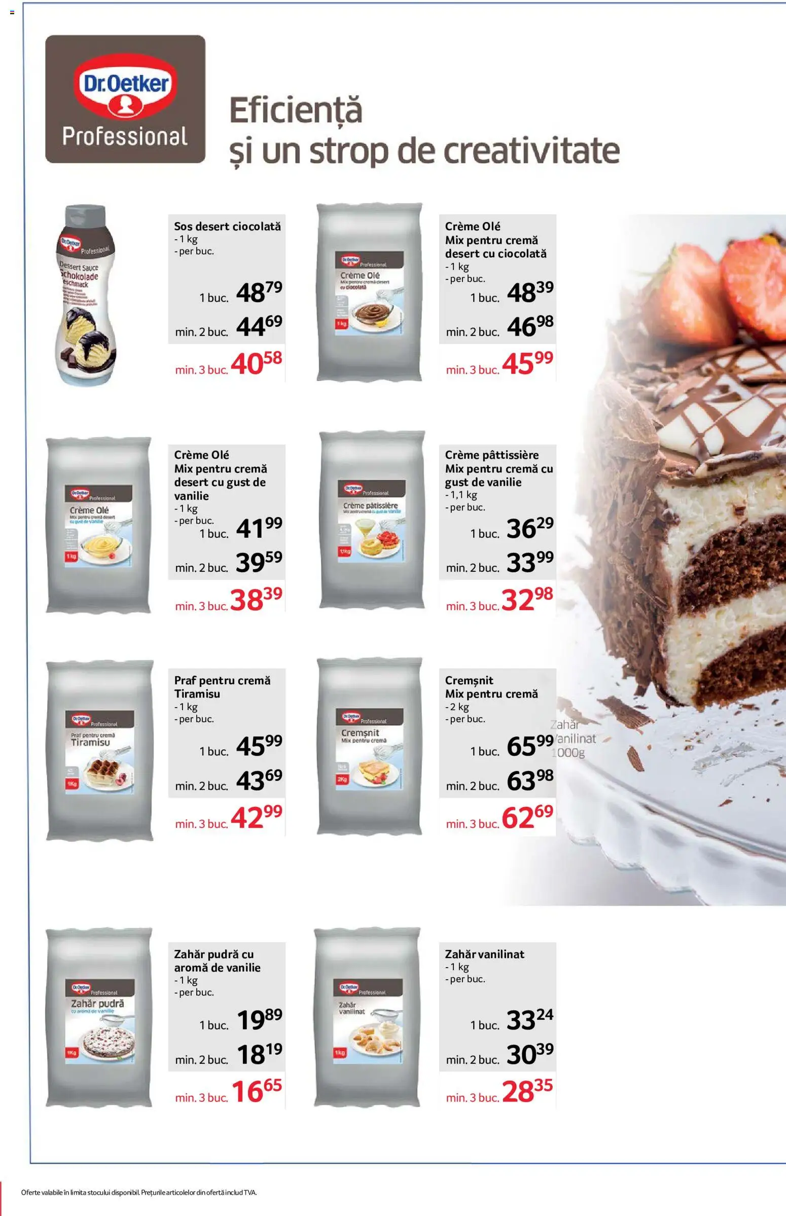 Noul catalog Selgros – valabil de la 26.06.2026 | Pagină: 13 | Produse: Pudră, Cremă, Tiramisu, Sos