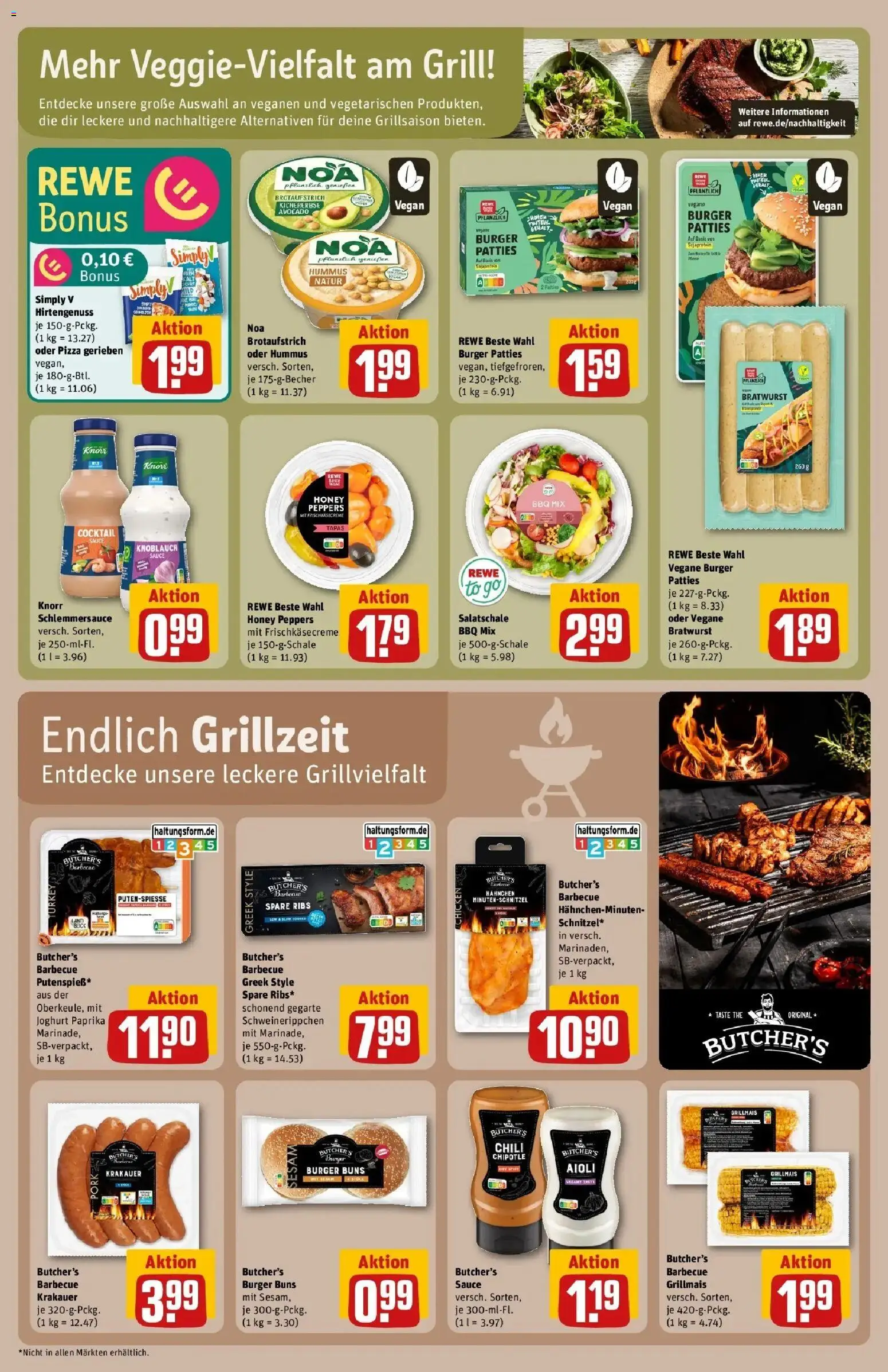 Rewe Prospekt Ingolstadt	 – gültig ab 10.05.2026 | Seite: 23 | Produkte: Grill, Burger, Knorr, Pizza
