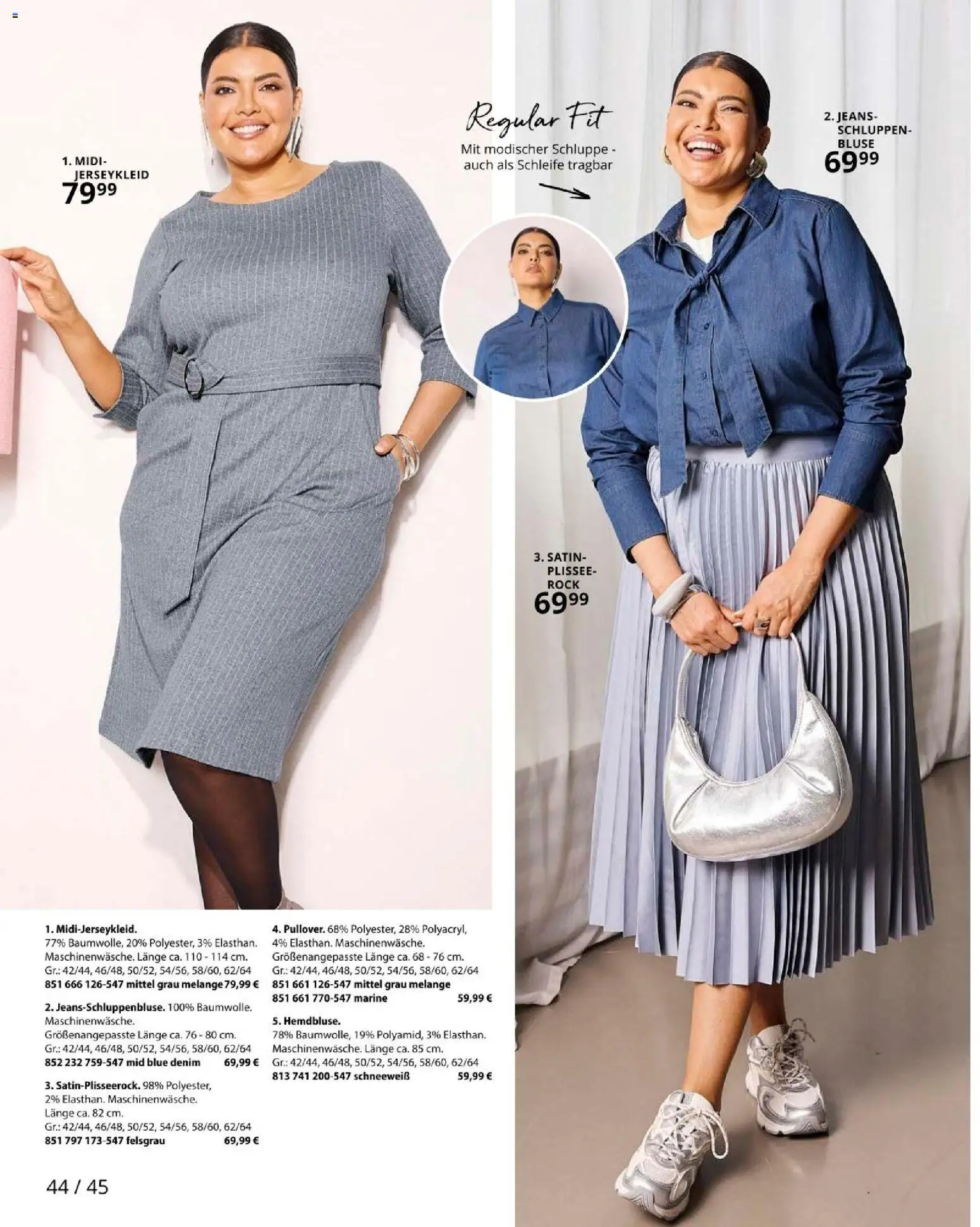 Ulla Popken akciós ujság - amely érvényes a következő dátumtól: 2026.09.01. | Oldal: 44