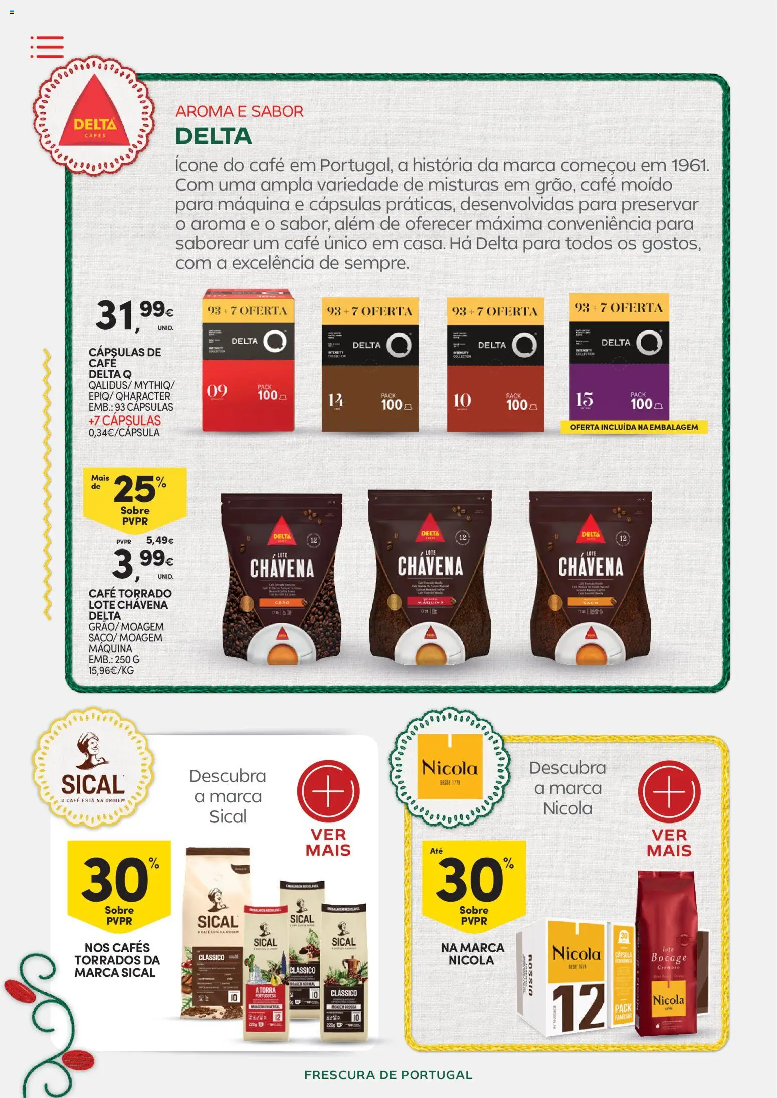Continente - Frescura de Portugal Direto da origem │ válido de 05.05.2026 | Página: 54 | Produtos: Delta q, Café