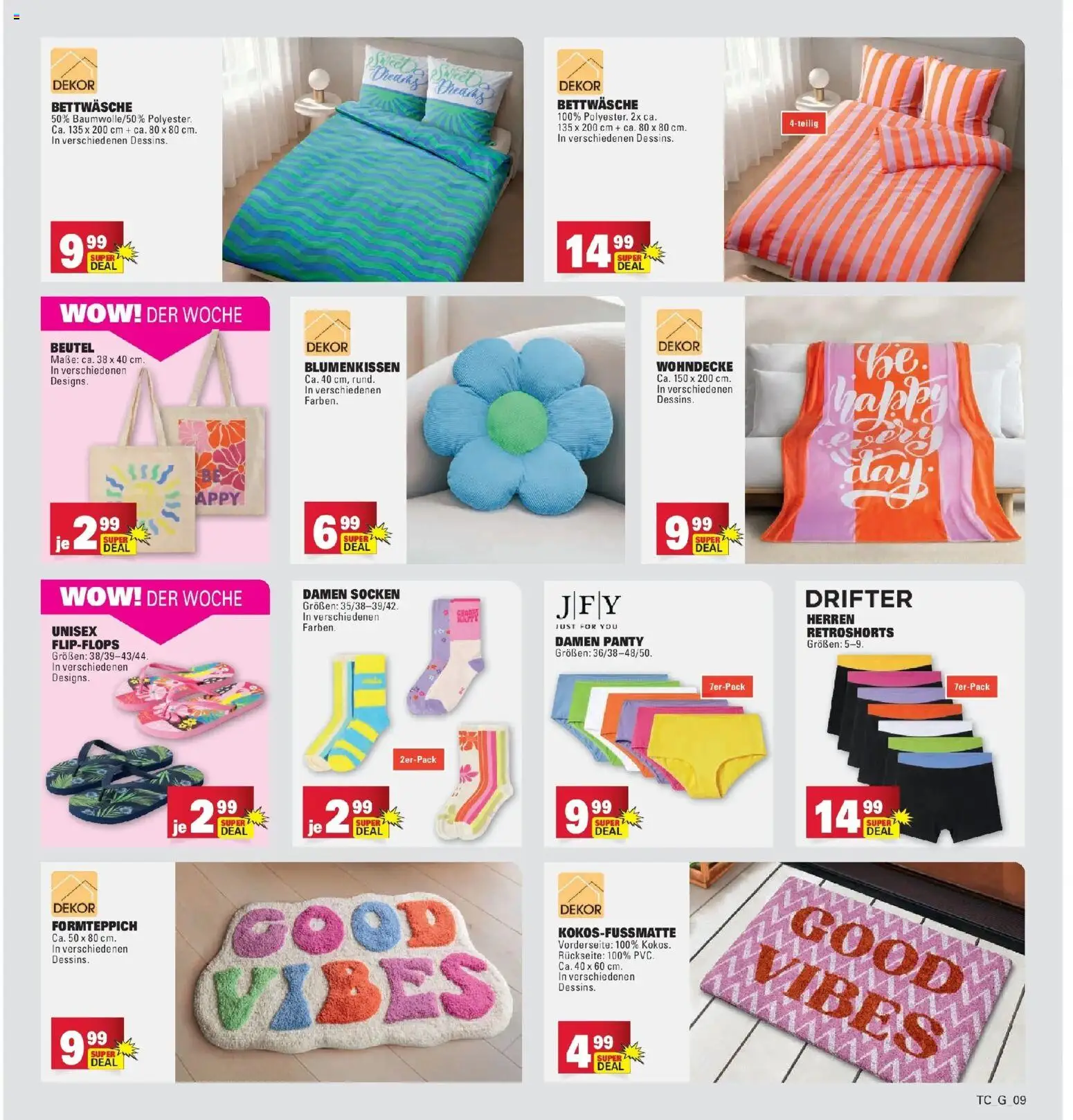 Marktkauf Prospekt Böblingen – gültig ab 06.07.2026 | Seite: 39 | Produkte: Bettwäsche, Socken