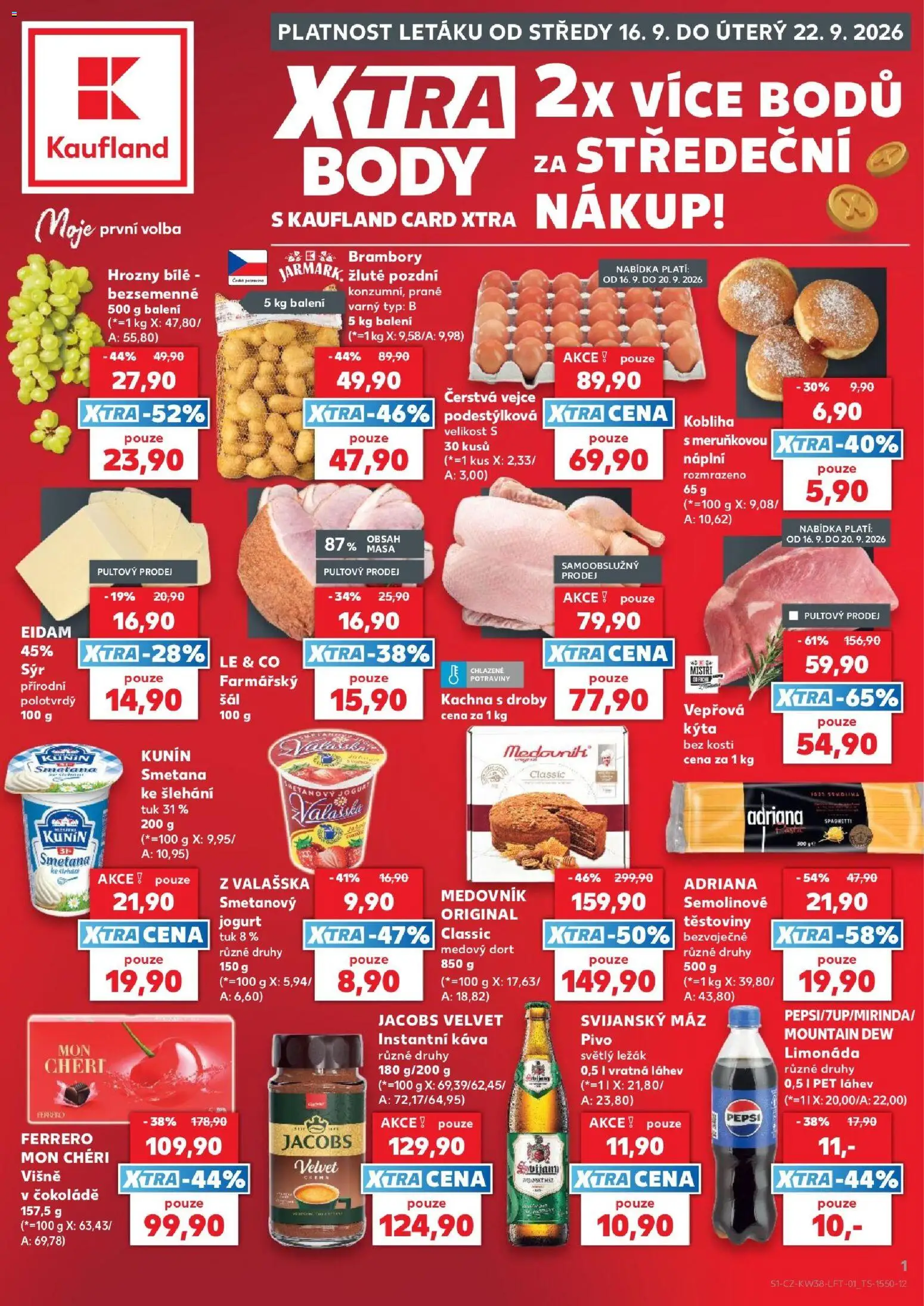 Kaufland leták od 16.09.2026 | Strana: 1