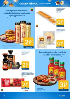MAXIMA leidinys galioja nuo 12.06.2026 | Puslapis: 40 | Prekių: Batonas, Bandelės, Sumuštinis, Padažas