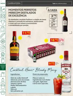 Pré-visualização Recheio folheto válido de 07/07/2026 | Página: 34 | Produtos: Caixa, Sumo, Tomate, Cocktails