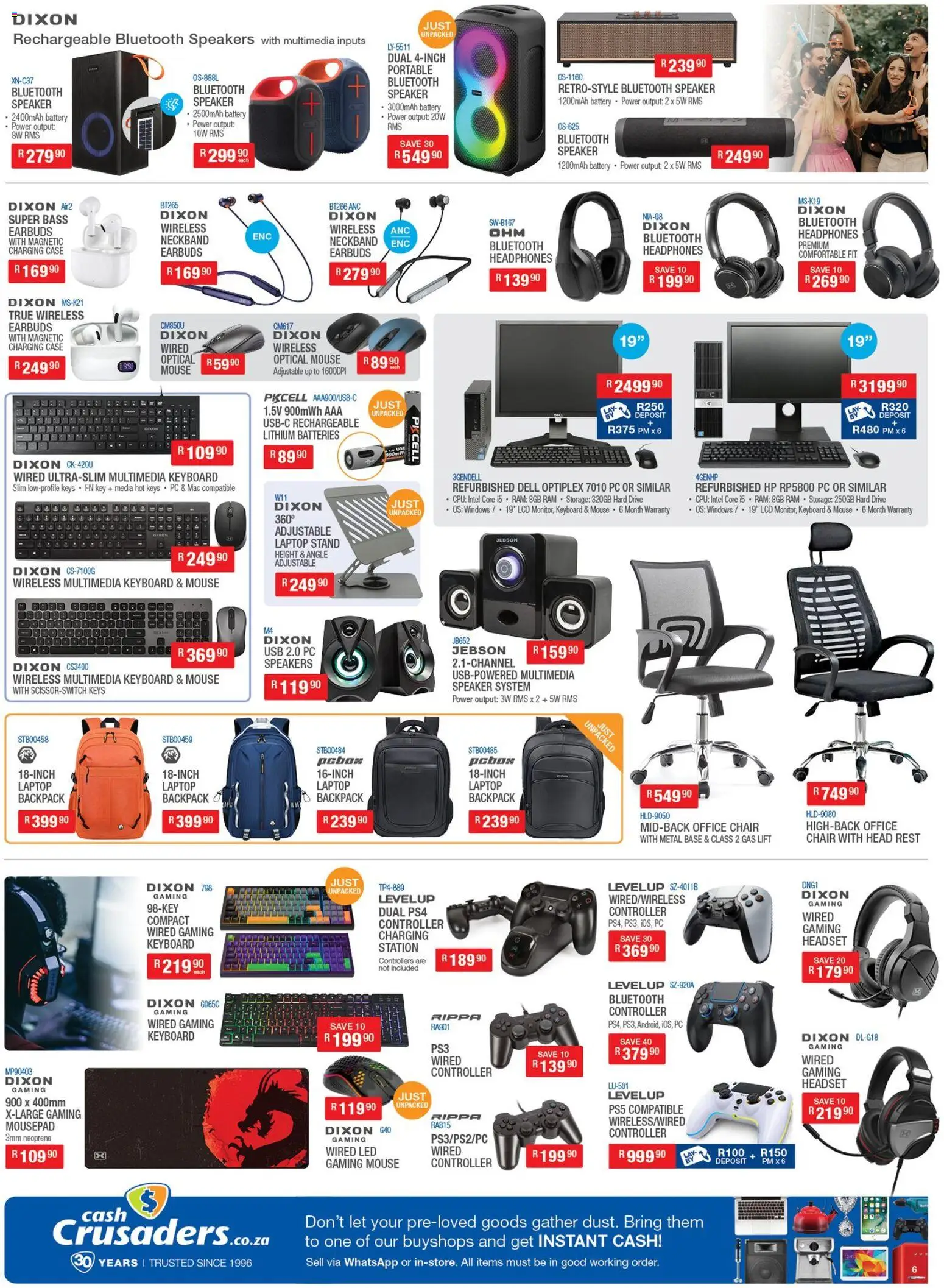 New Cash Crusaders catalogue – valid from 20.03.2026 | Page: 6 | Products: Headset, Headphones, USB, Battery
