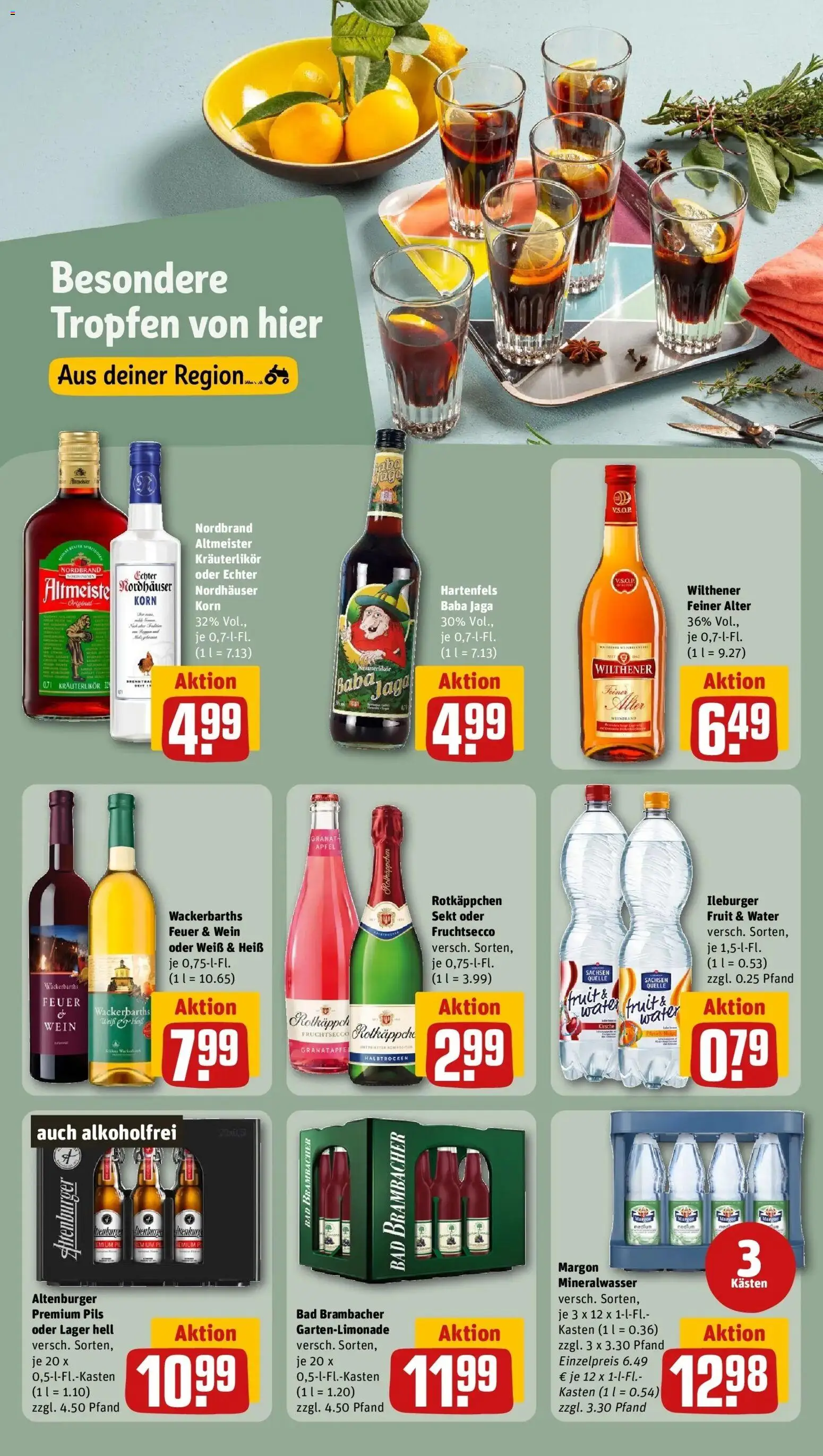 REWE Prospekt ab 12.10.2026 zum Blättern » Angebote | Seite: 21 | Produkte: Wilthener, Pils, Äpfel, Wein