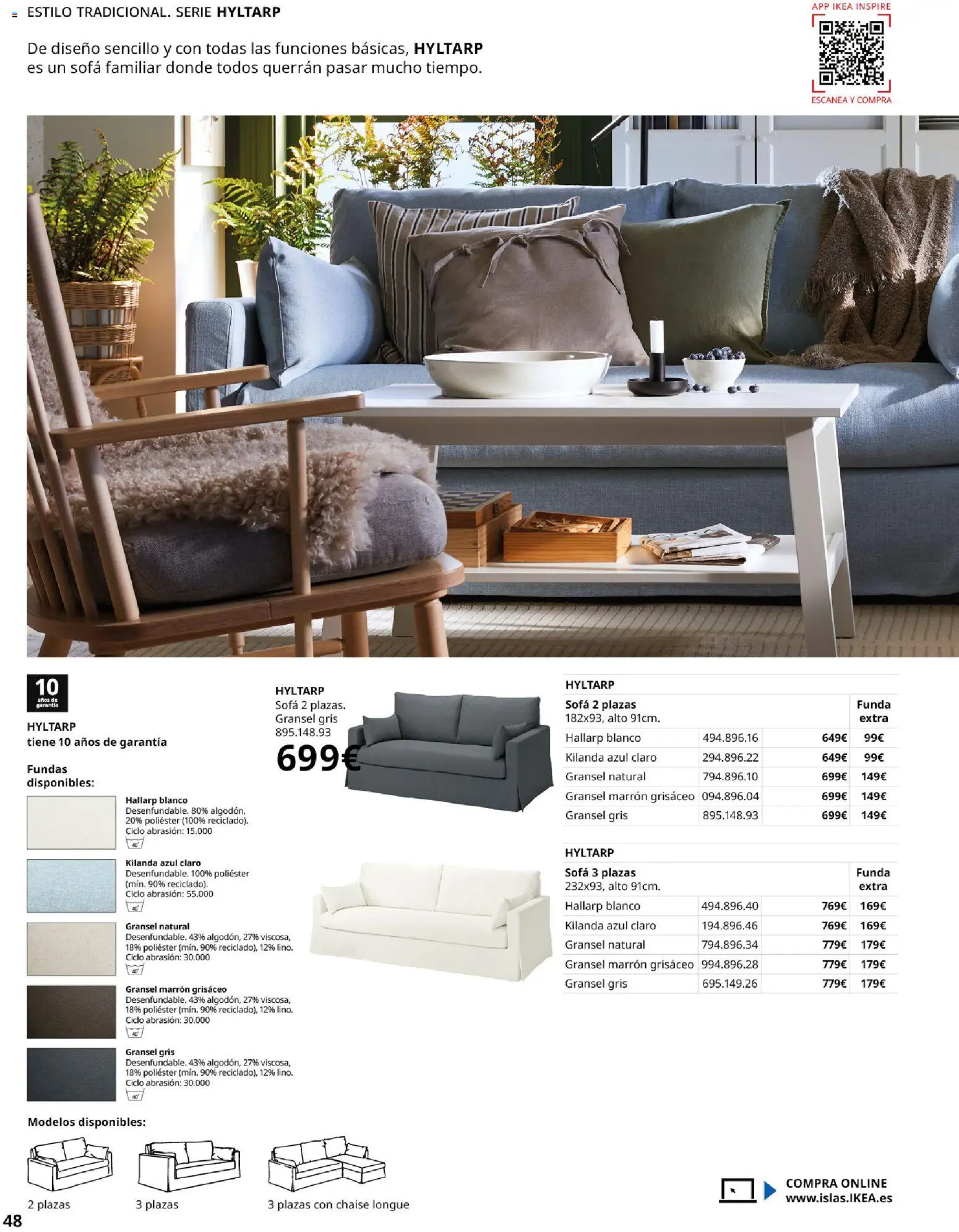 IKEA - Sofás │ válido desde el 28/09/2026 | Página: 48 | Productos: Funda, Sofá
