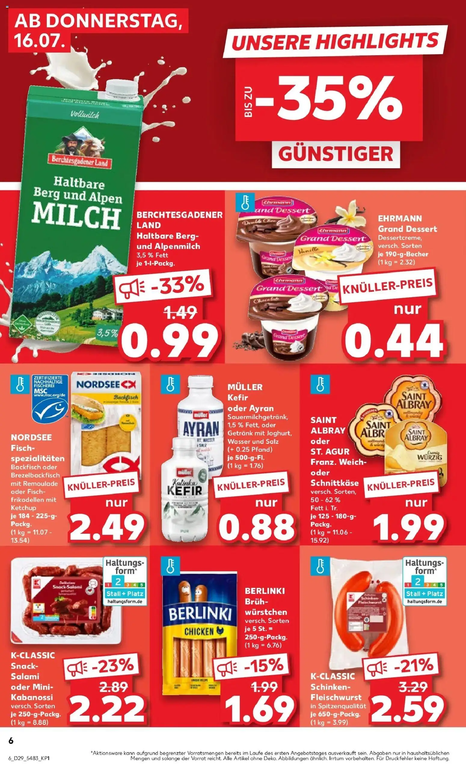Kaufland Prospekt Mainz – gültig ab 13.07.2026 | Seite: 15 | Produkte: Spezialitäten, Fisch, Salami, Ketchup