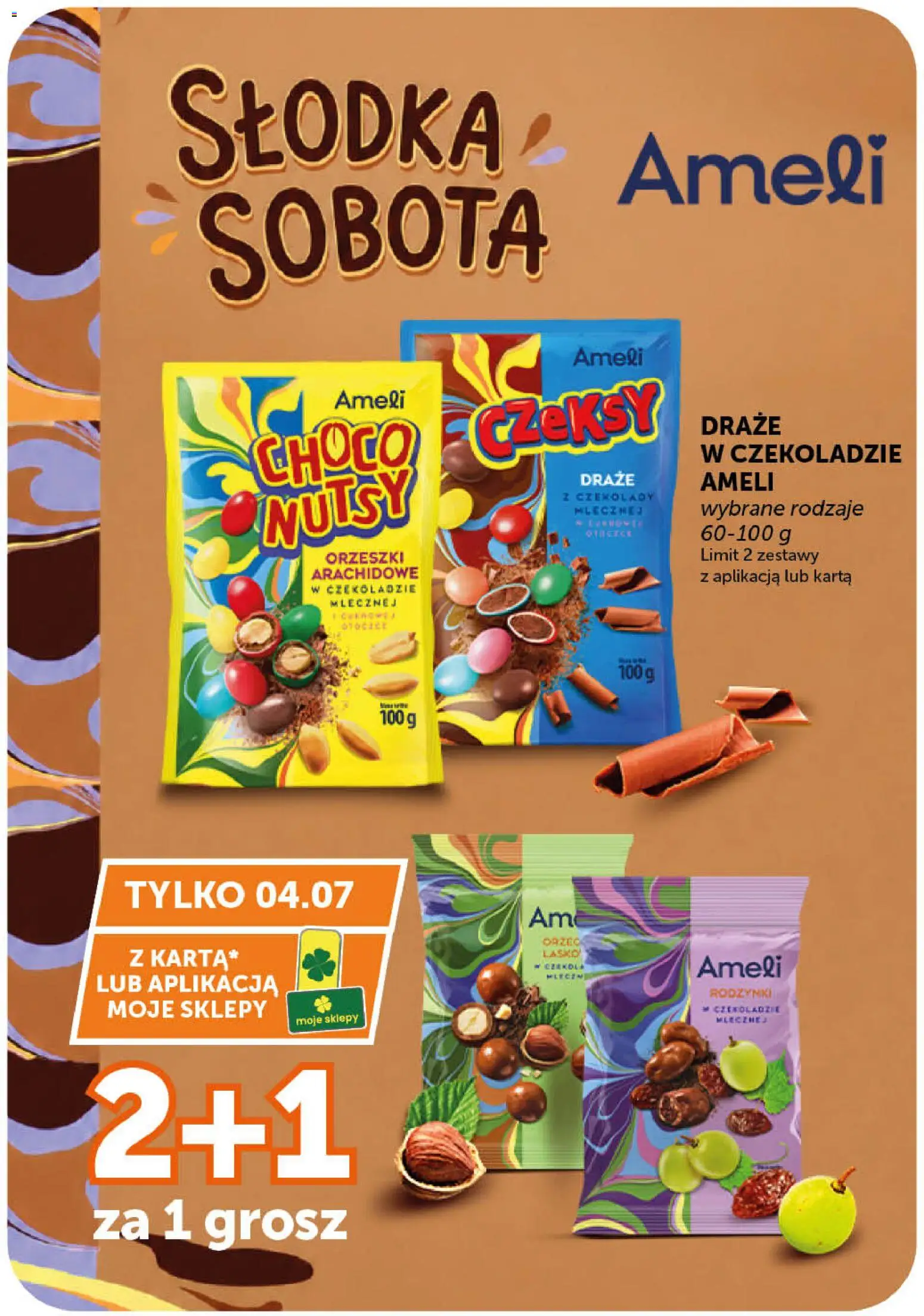 Groszek gazetka - Minimarket od 02.07.2026 | Strona: 12 | Produkty: Karta, Czekolady, Rodzynki