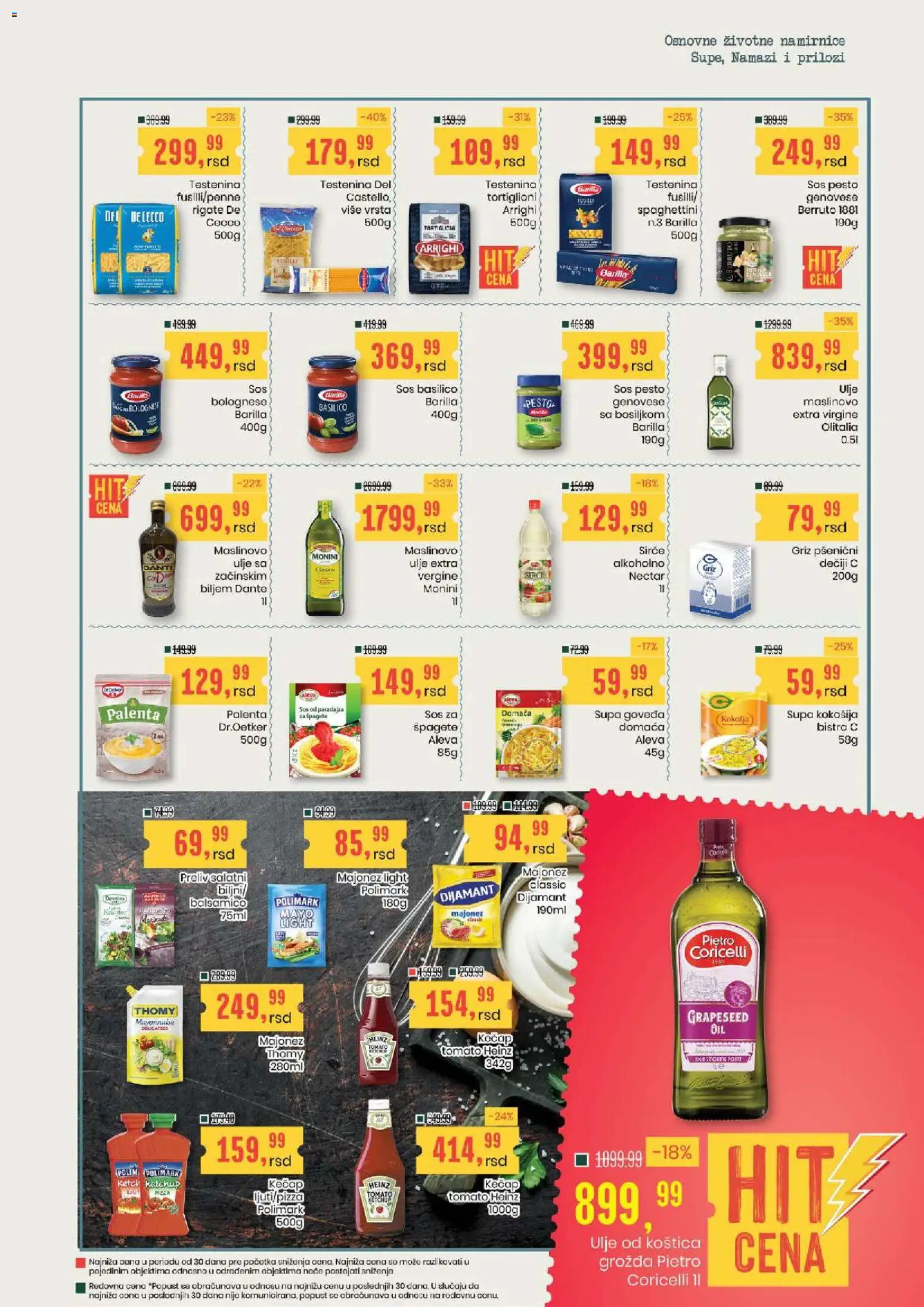Aroma Market katalog - važi od 09.07.2026 | Strana: 9 | Proizvode: Kečap, Pesto, Monini, Heinz