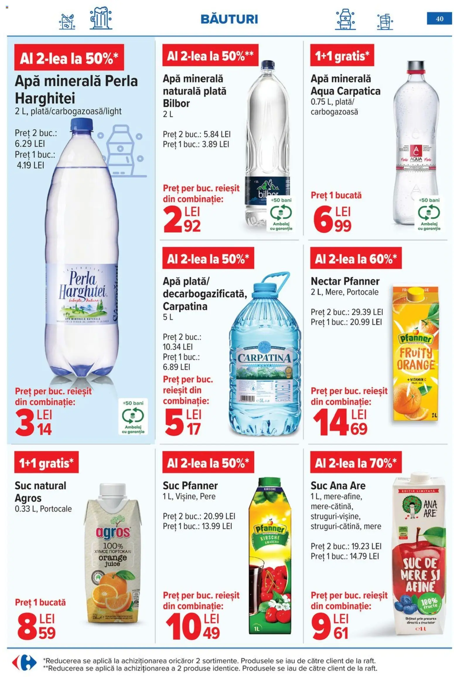 Noul catalog Carrefour – valabil de la 06.05.2026 | Pagină: 43 | Produse: Yazı tahtası kalemi, Mere, Apă, Fructe