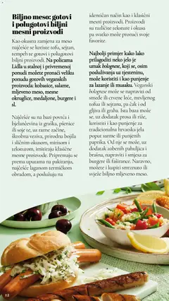 Lidl - Biraj biljno, jedi fino - Pregled kataloga iz trgovine Lidl, vrijedi od 25.10.2024 | Stranica: 12 | Proizvodi: Meso, Umak