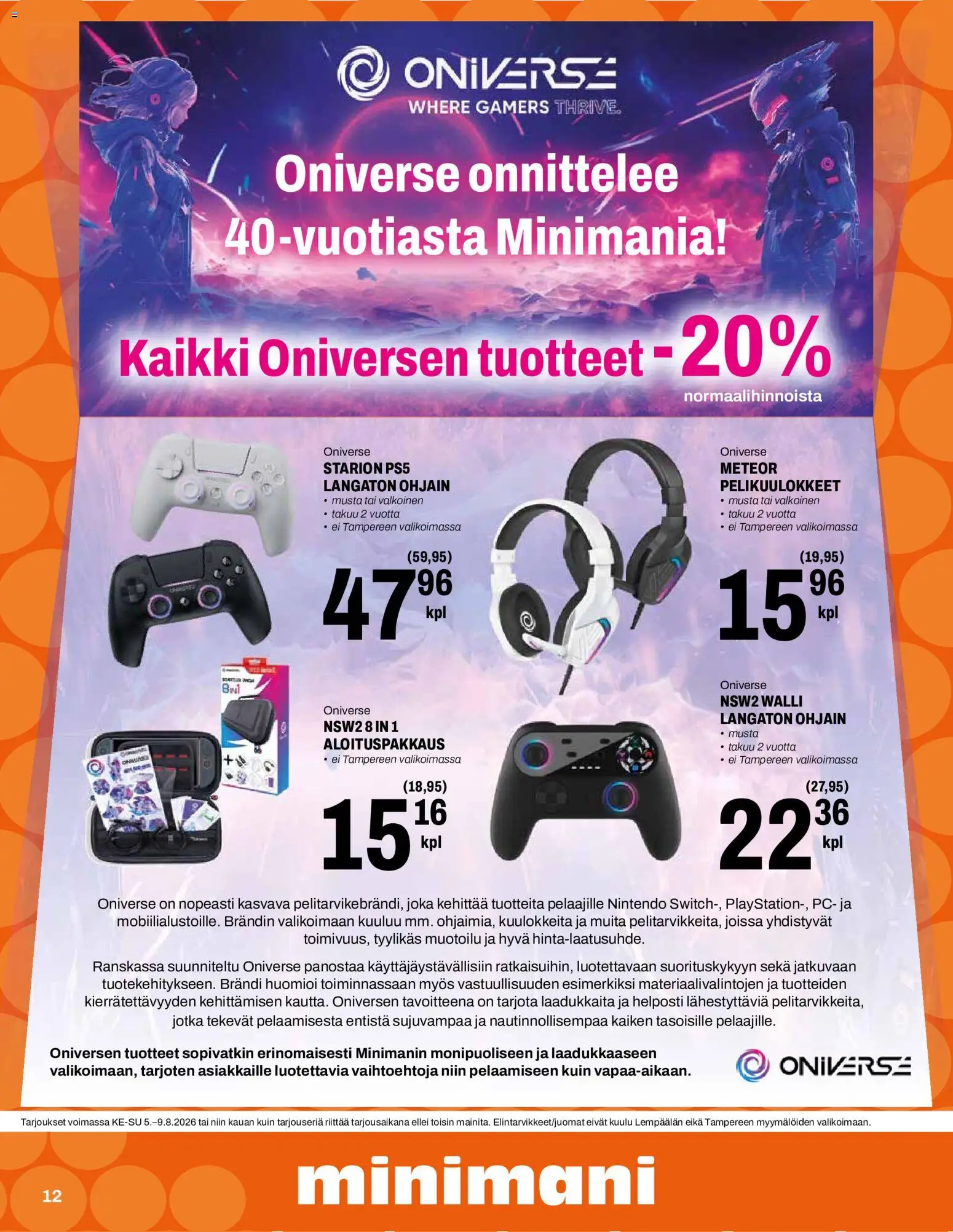 Minimani tarjoukset – voimassa 05/08/2026 alkaen | Sivu: 12